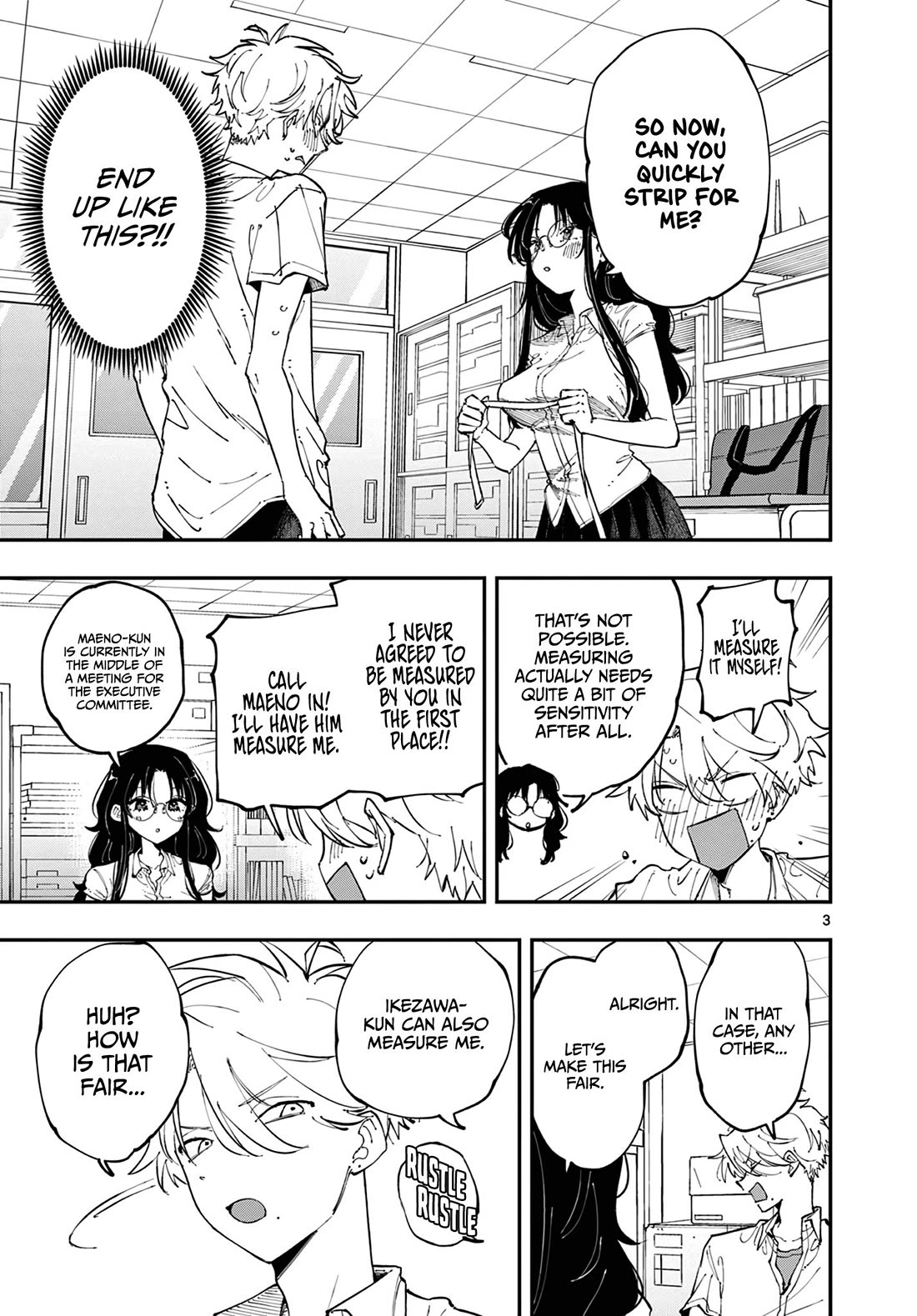 The Person Sitting Next to Me Looking at Me with Perverted Eyes chapter 14 page 3