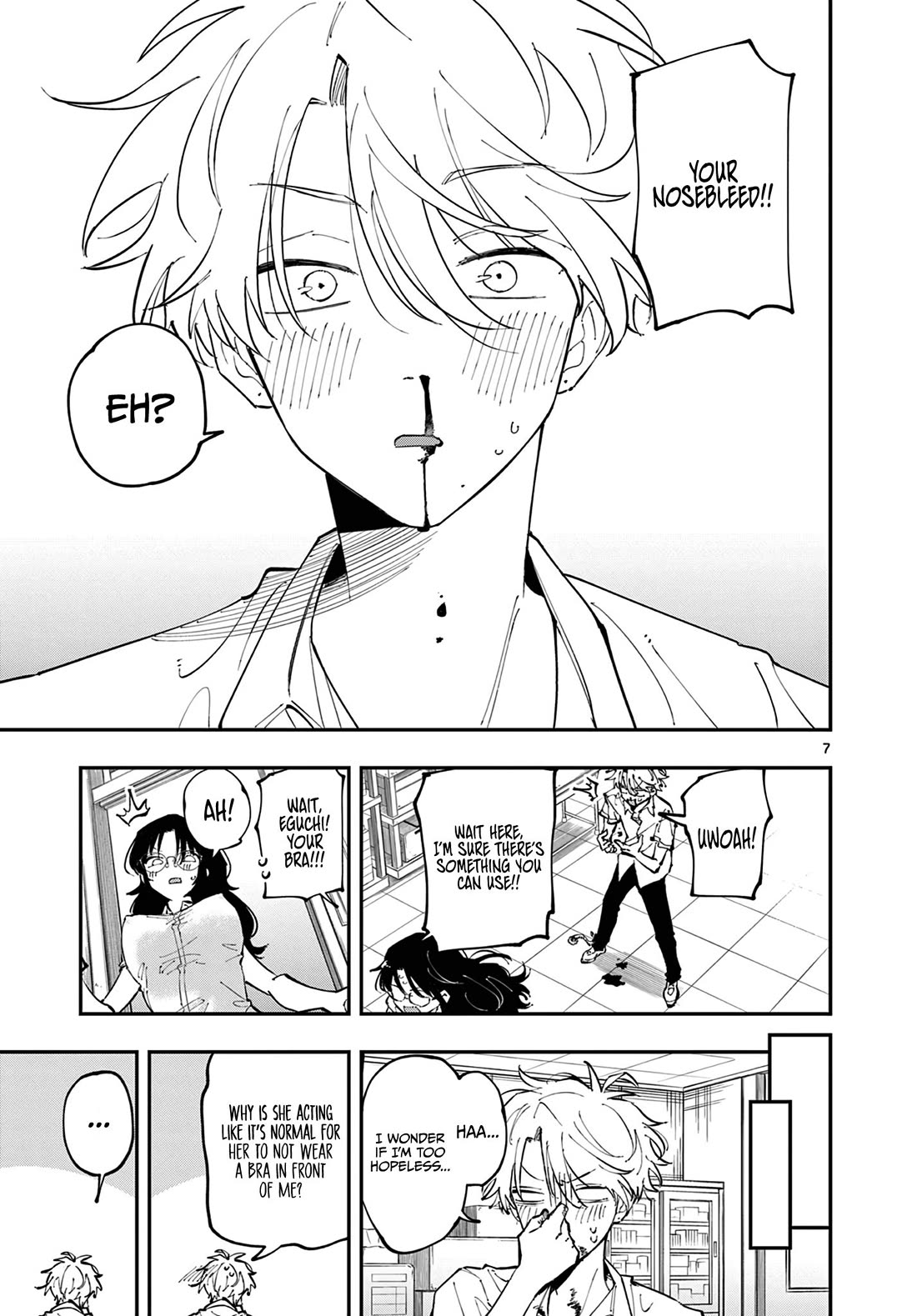 The Person Sitting Next to Me Looking at Me with Perverted Eyes chapter 14 page 7