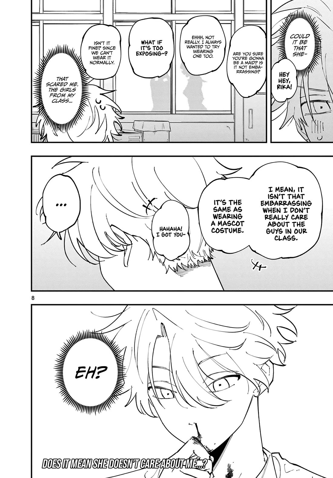 The Person Sitting Next to Me Looking at Me with Perverted Eyes chapter 14 page 8