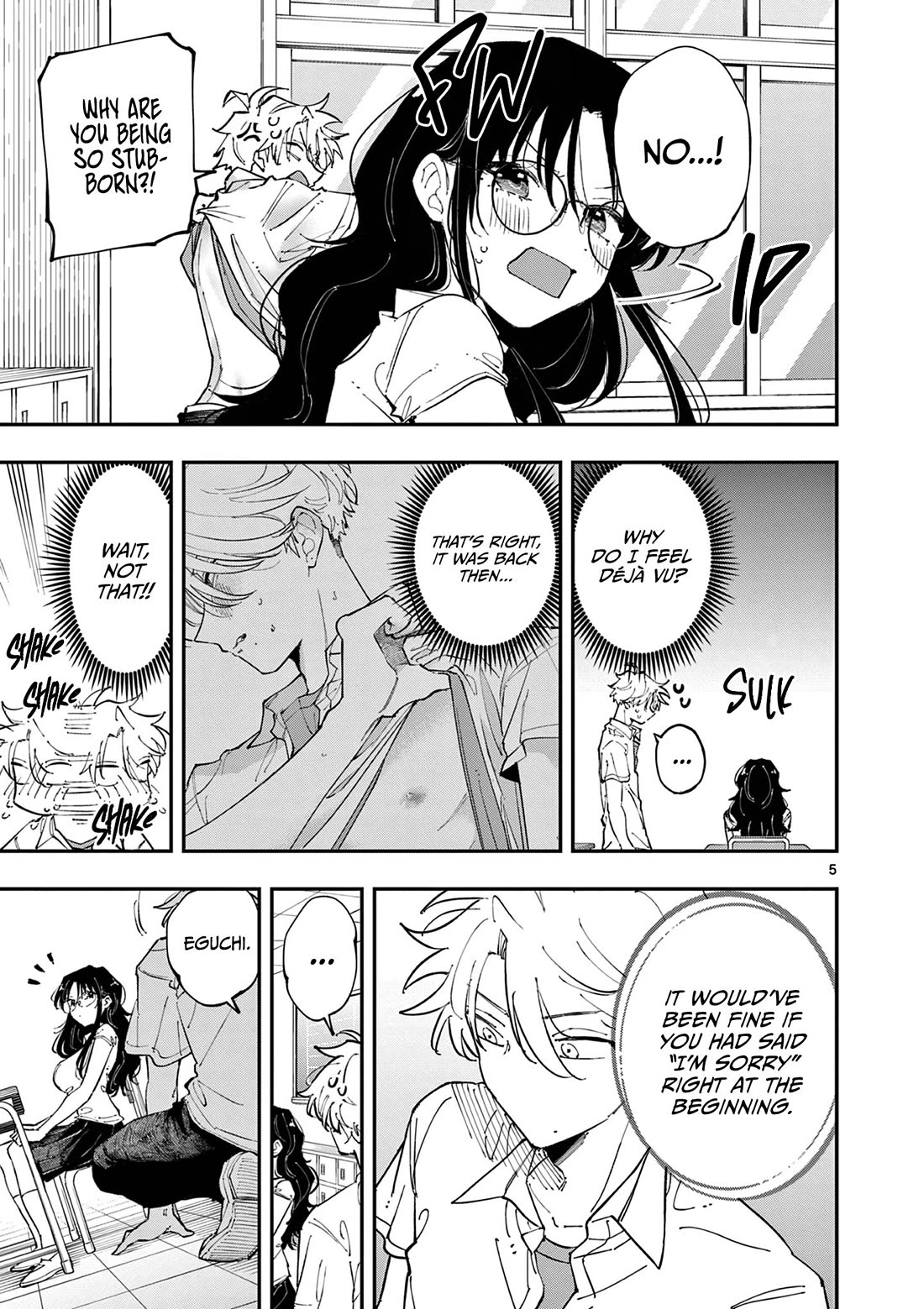 The Person Sitting Next to Me Looking at Me with Perverted Eyes chapter 18 page 5