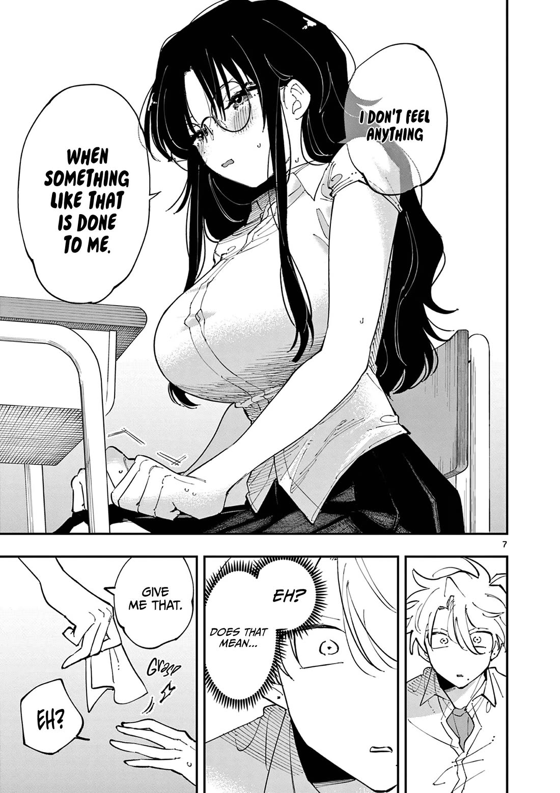 The Person Sitting Next to Me Looking at Me with Perverted Eyes chapter 18 page 7