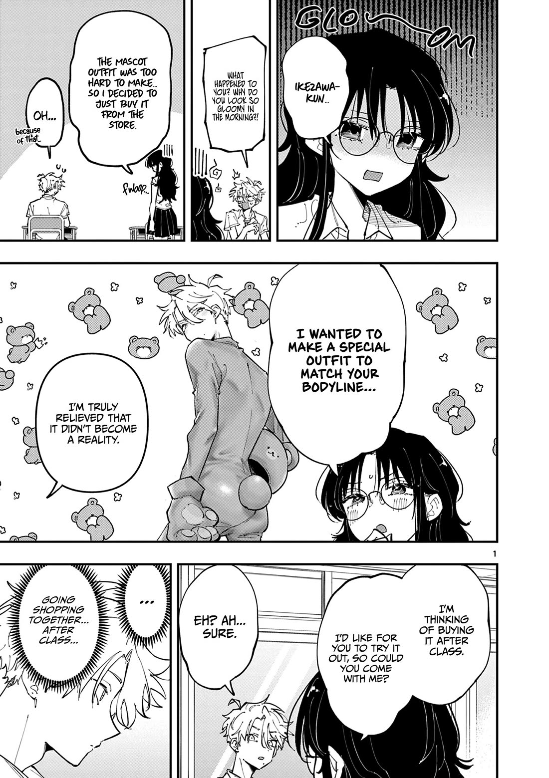 The Person Sitting Next to Me Looking at Me with Perverted Eyes chapter 19 page 1