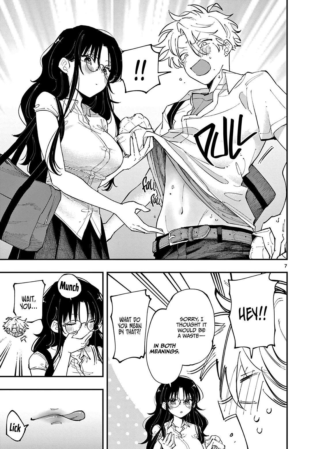 The Person Sitting Next to Me Looking at Me with Perverted Eyes chapter 19 page 7