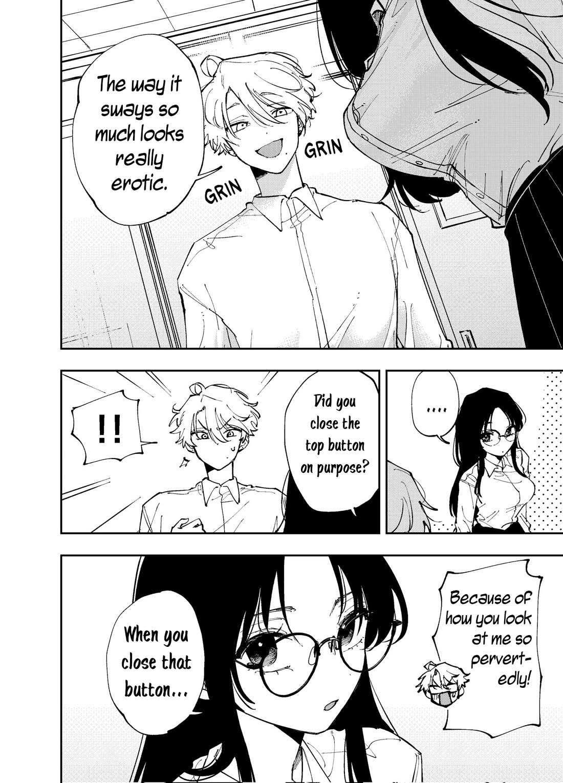 The Person Sitting Next to Me Looking at Me with Perverted Eyes chapter 2 page 2