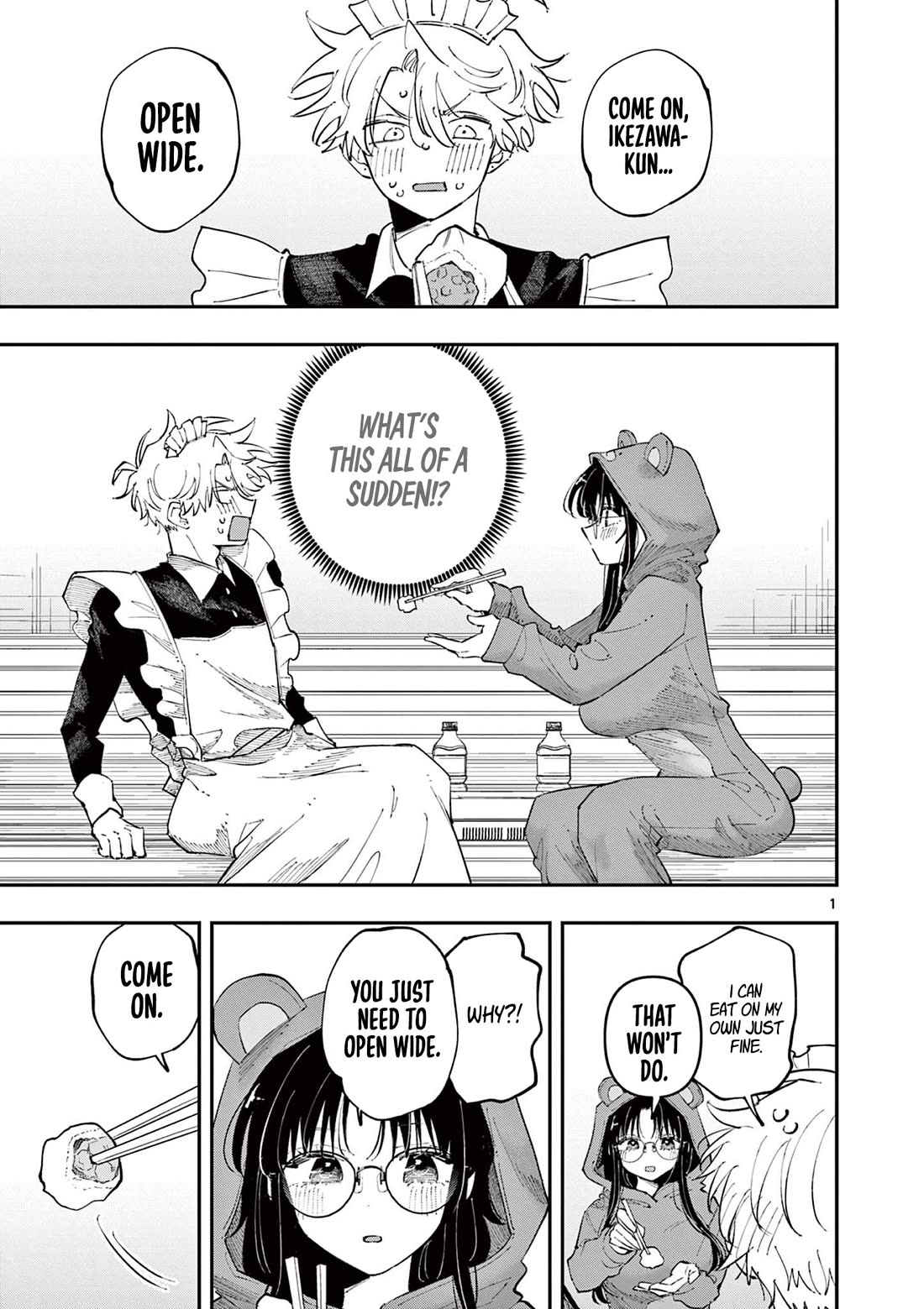 The Person Sitting Next to Me Looking at Me with Perverted Eyes chapter 28 page 1