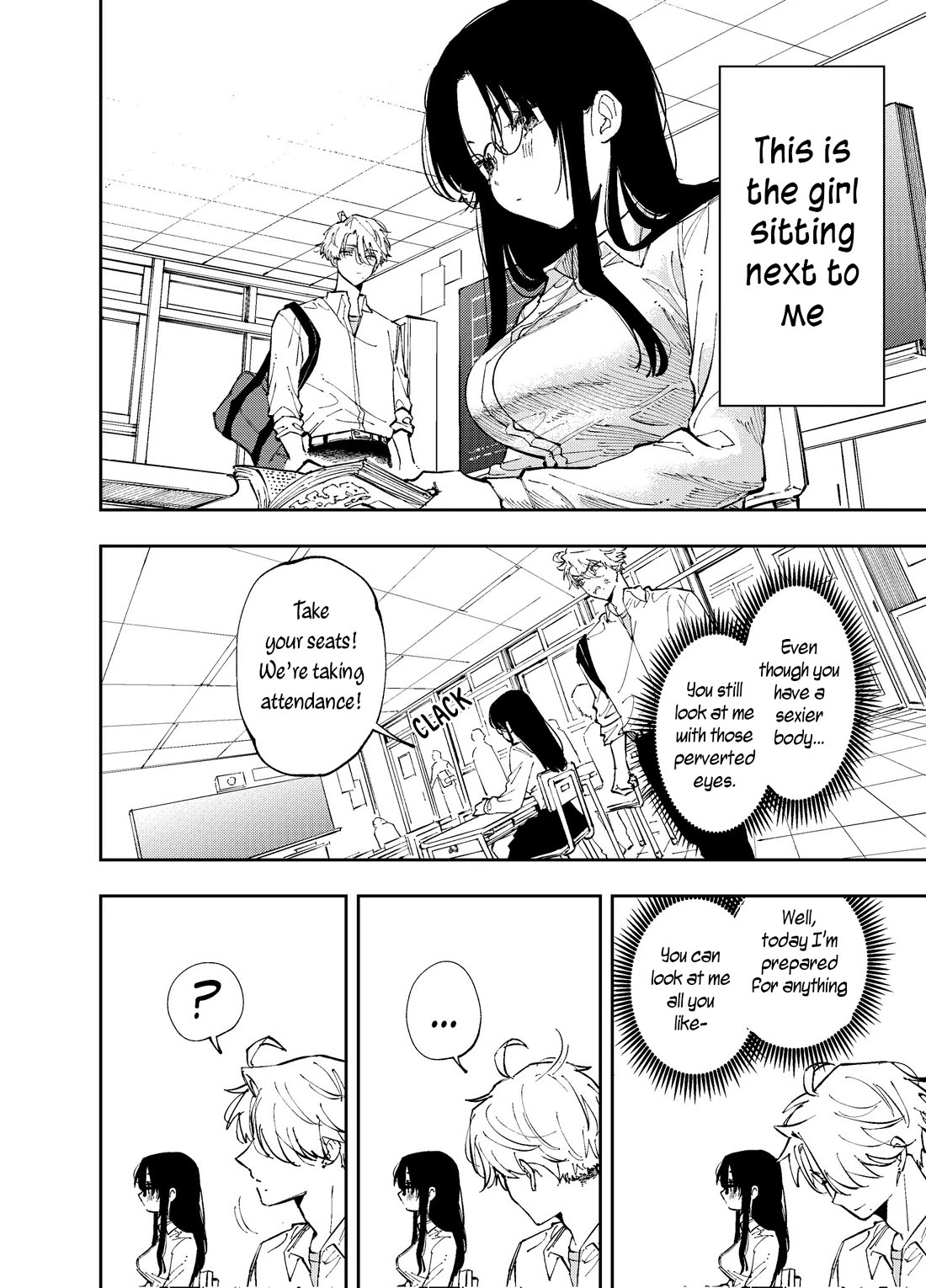 The Person Sitting Next to Me Looking at Me with Perverted Eyes chapter 3 page 2