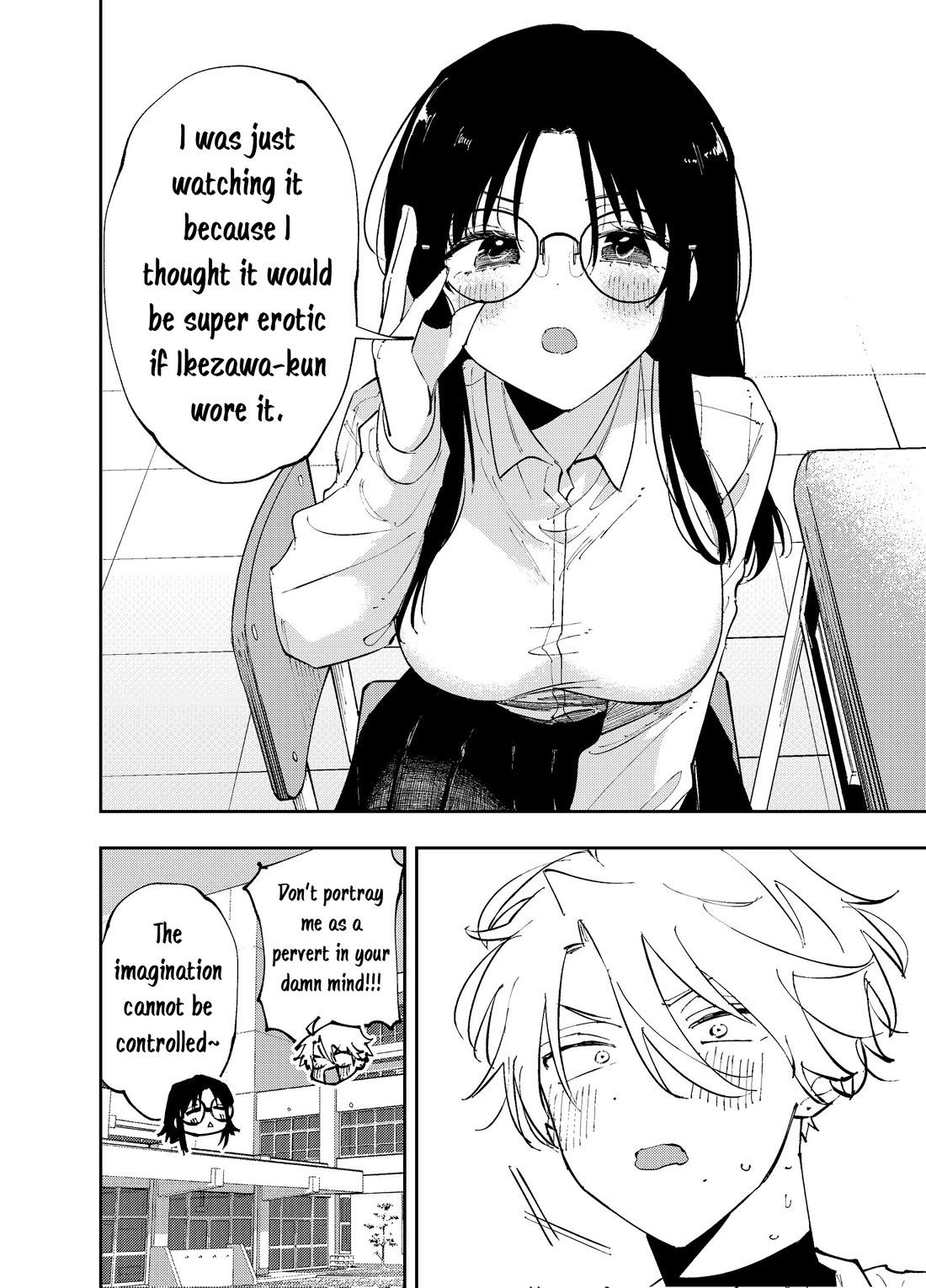 The Person Sitting Next to Me Looking at Me with Perverted Eyes chapter 3 page 8