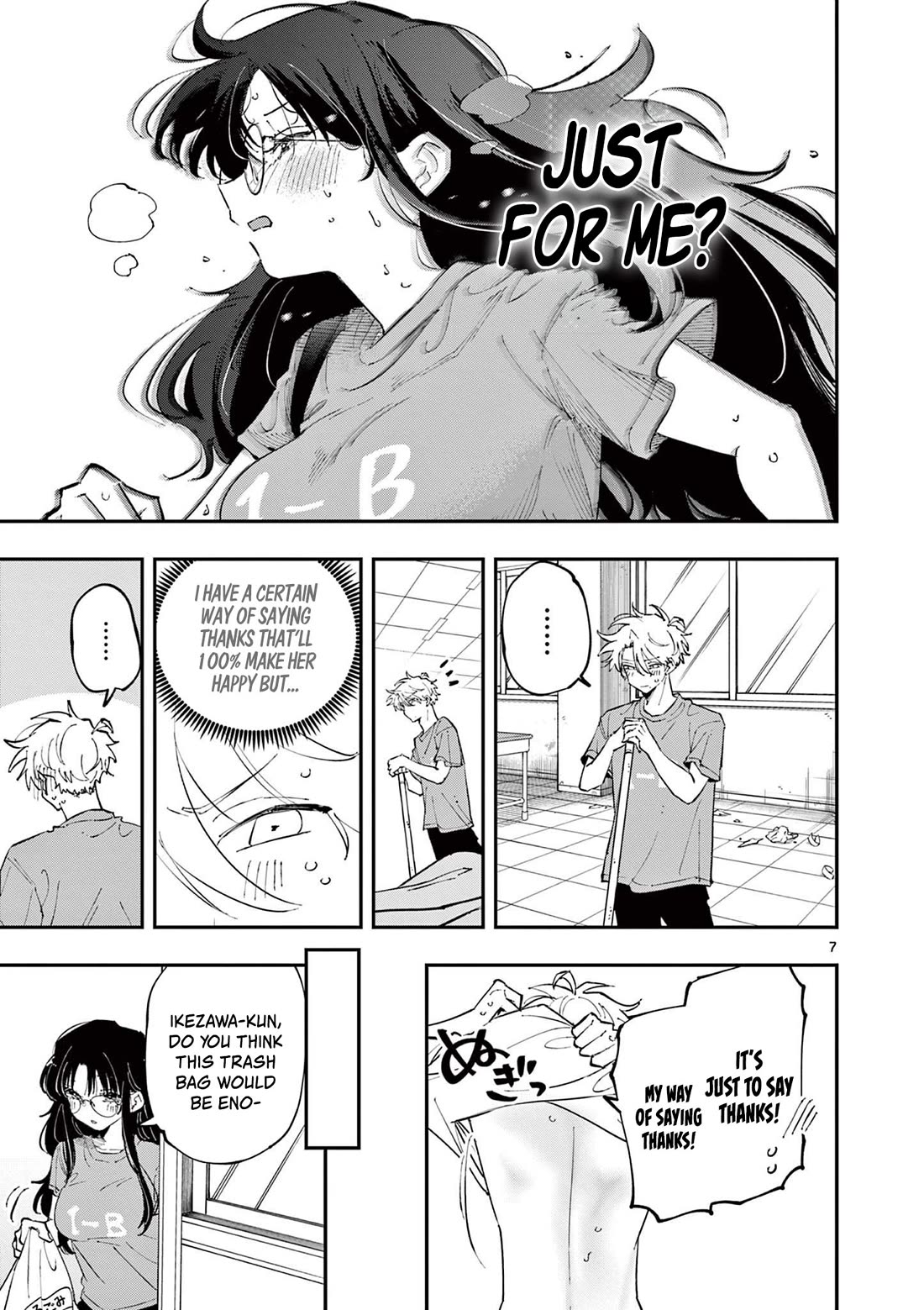 The Person Sitting Next to Me Looking at Me with Perverted Eyes chapter 30 page 7