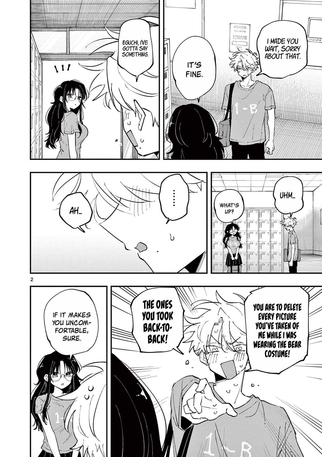 The Person Sitting Next to Me Looking at Me with Perverted Eyes chapter 33 page 2