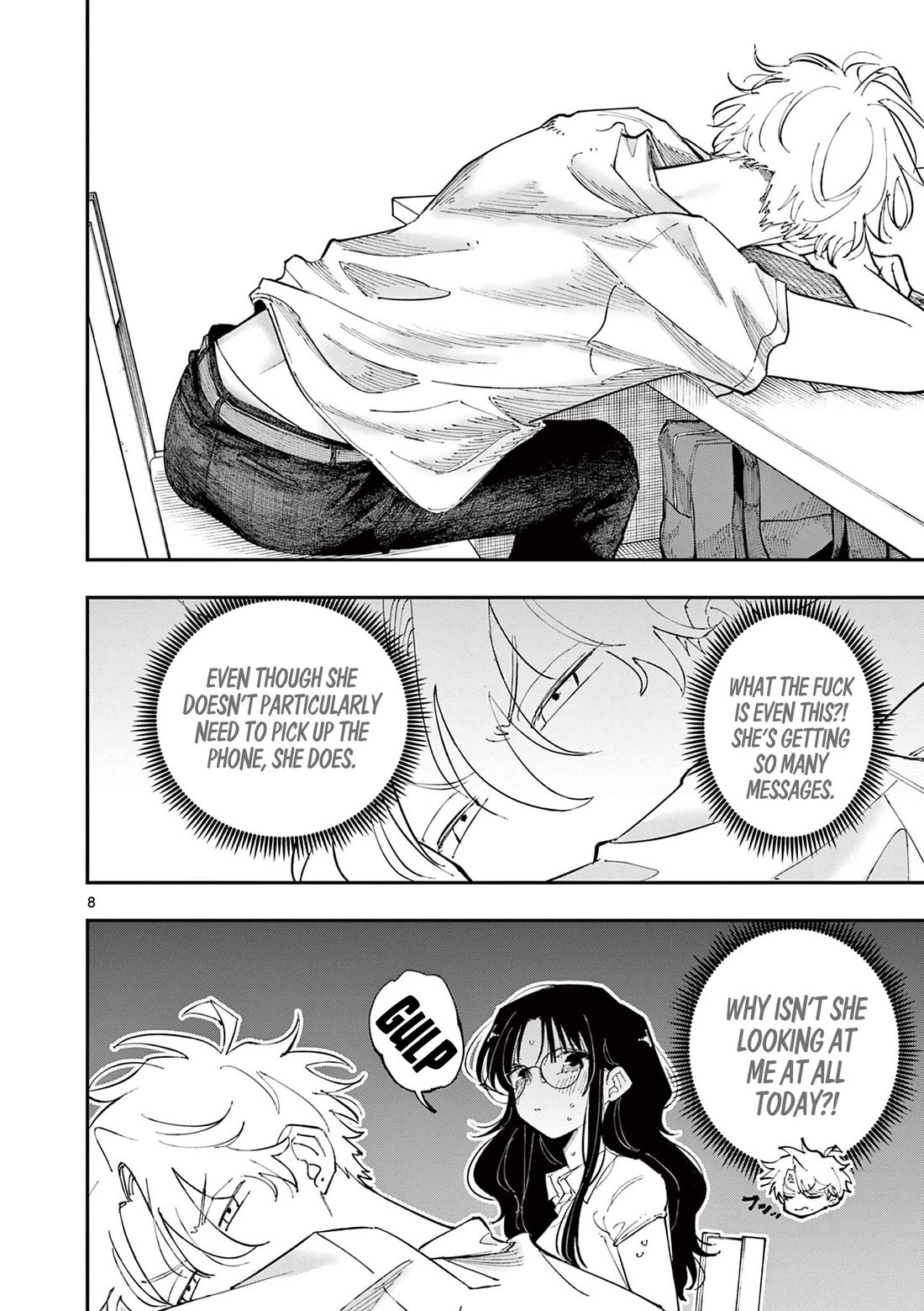 The Person Sitting Next to Me Looking at Me with Perverted Eyes chapter 36 page 8