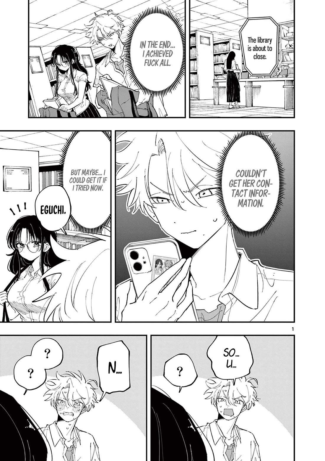 The Person Sitting Next to Me Looking at Me with Perverted Eyes chapter 39 page 1