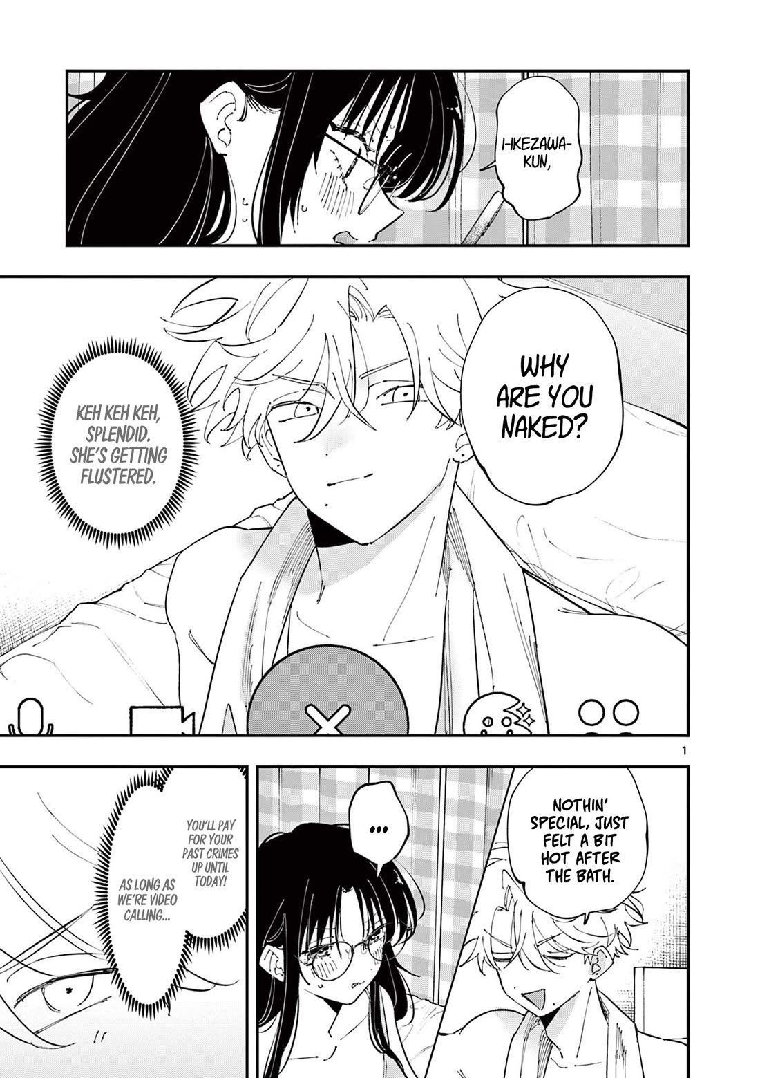 The Person Sitting Next to Me Looking at Me with Perverted Eyes chapter 44 page 1