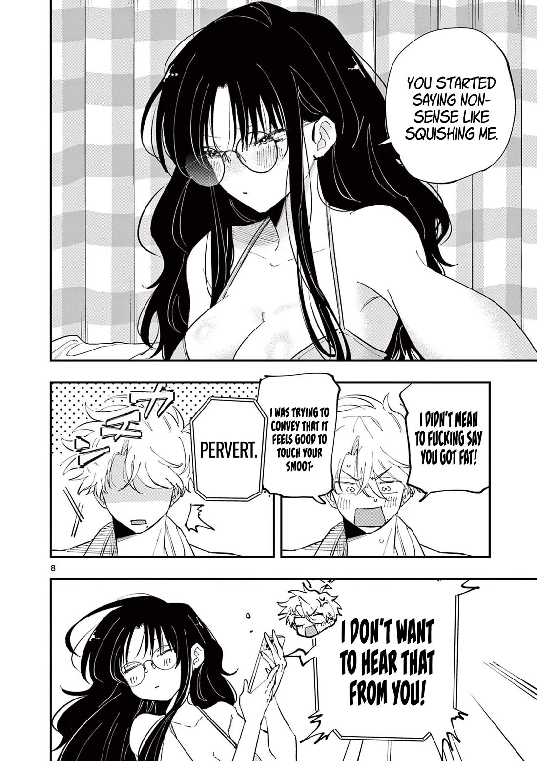 The Person Sitting Next to Me Looking at Me with Perverted Eyes chapter 45 page 8