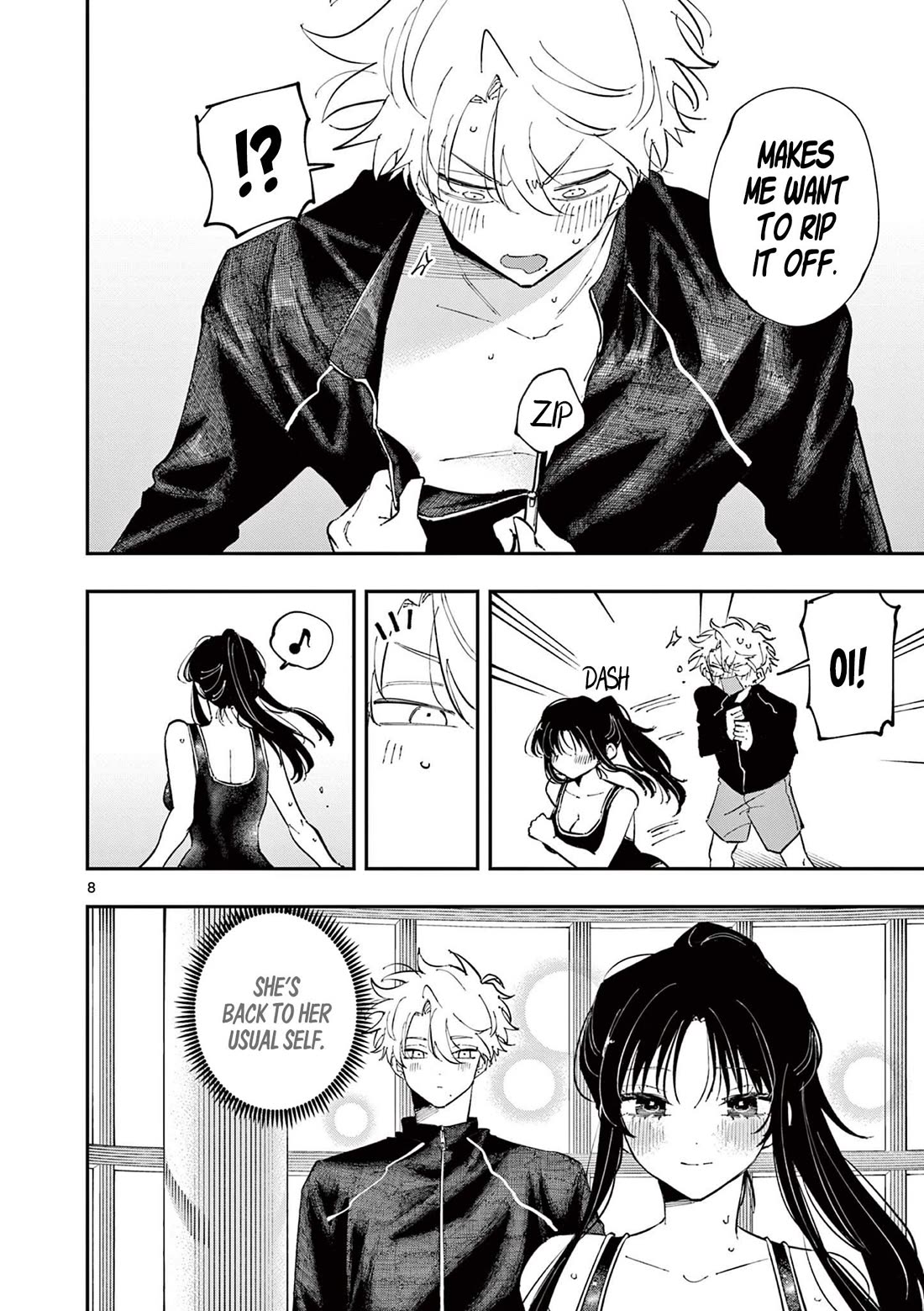 The Person Sitting Next to Me Looking at Me with Perverted Eyes chapter 56 page 8