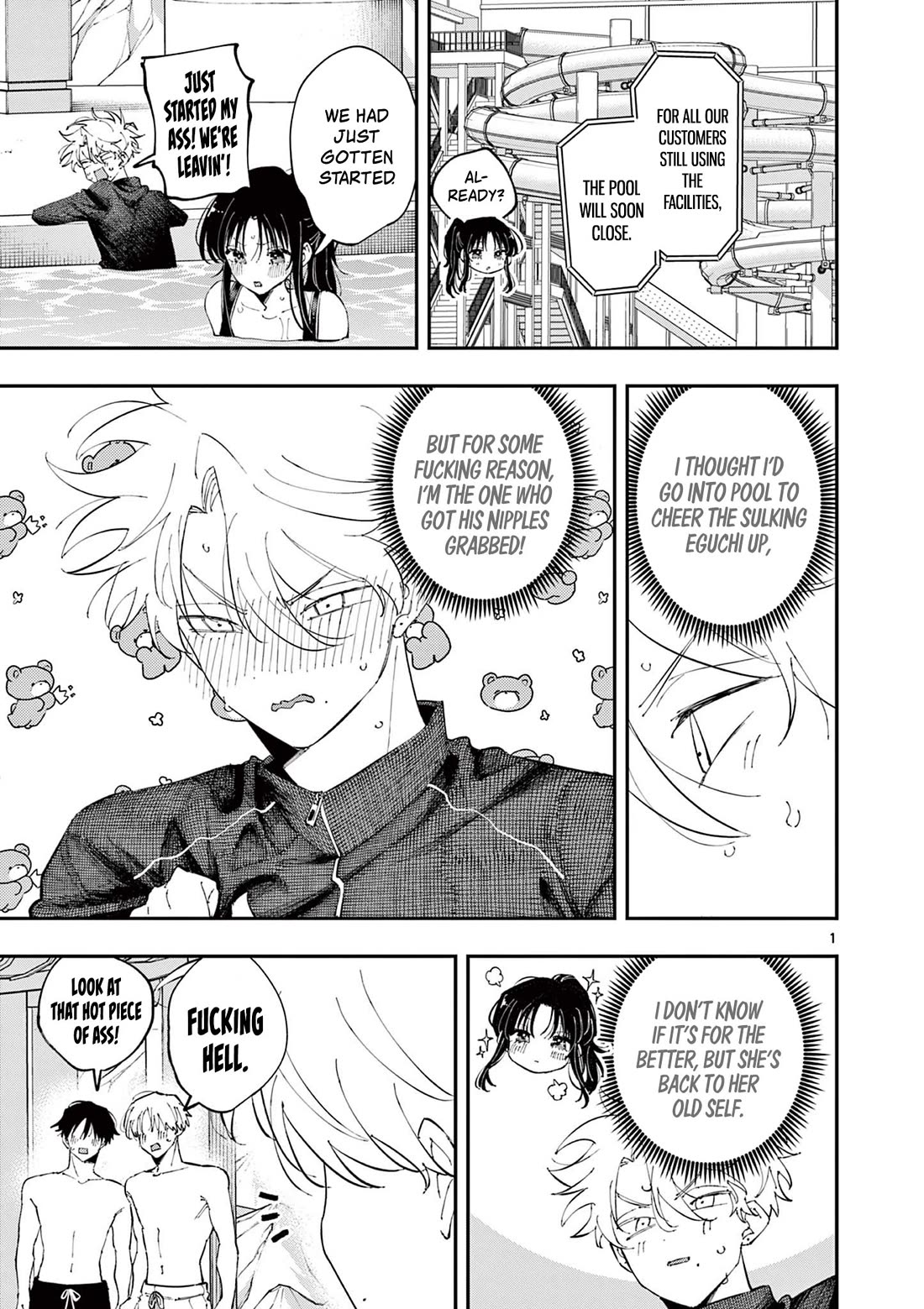 The Person Sitting Next to Me Looking at Me with Perverted Eyes chapter 60 page 1