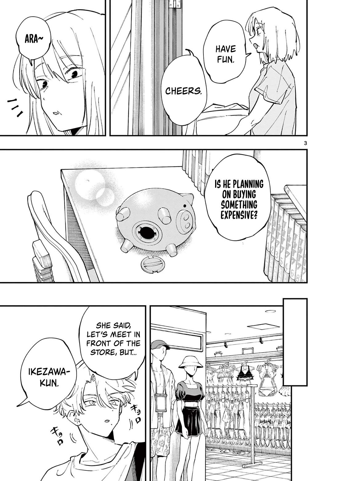 The Person Sitting Next to Me Looking at Me with Perverted Eyes chapter 61 page 3