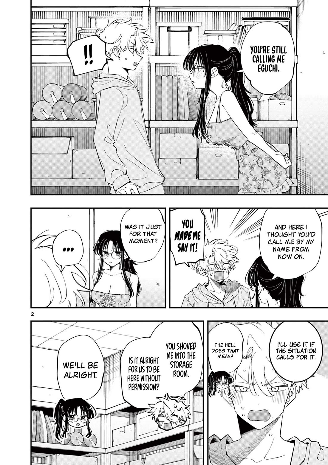 The Person Sitting Next to Me Looking at Me with Perverted Eyes chapter 69 page 2