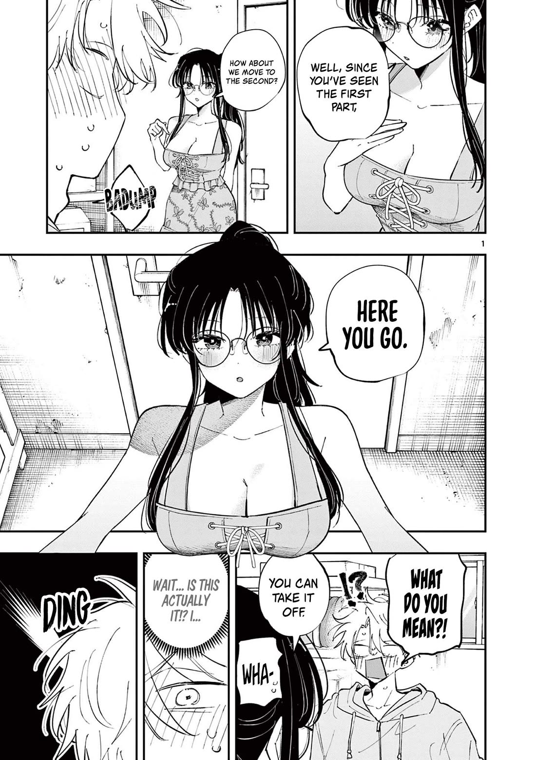 The Person Sitting Next to Me Looking at Me with Perverted Eyes chapter 70 page 1