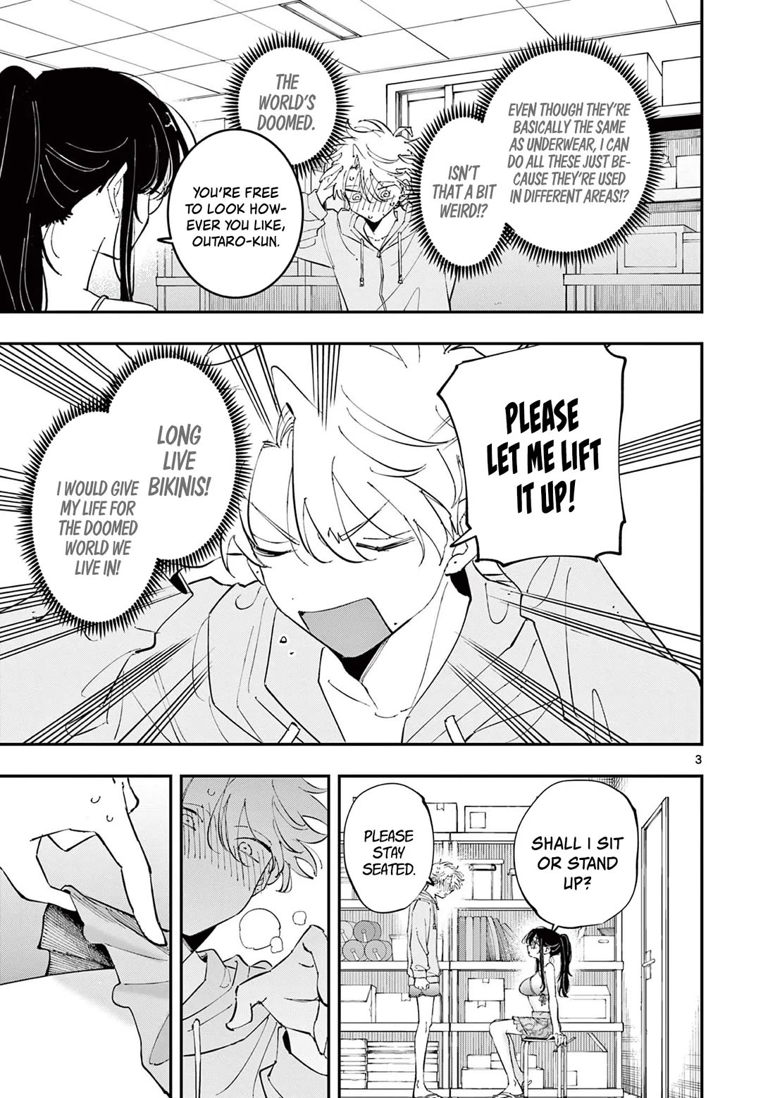 The Person Sitting Next to Me Looking at Me with Perverted Eyes chapter 71 page 3