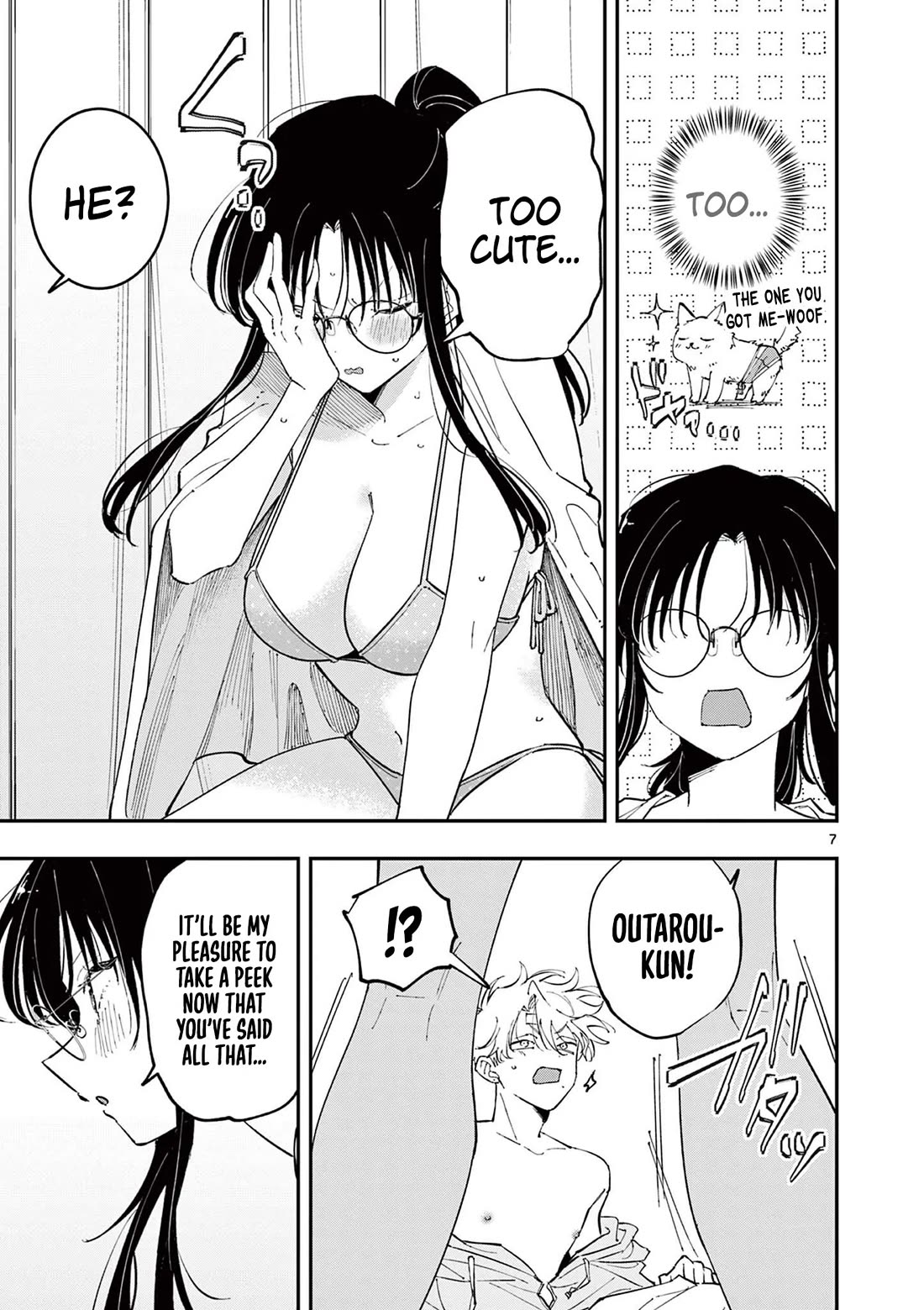 The Person Sitting Next to Me Looking at Me with Perverted Eyes chapter 73 page 7