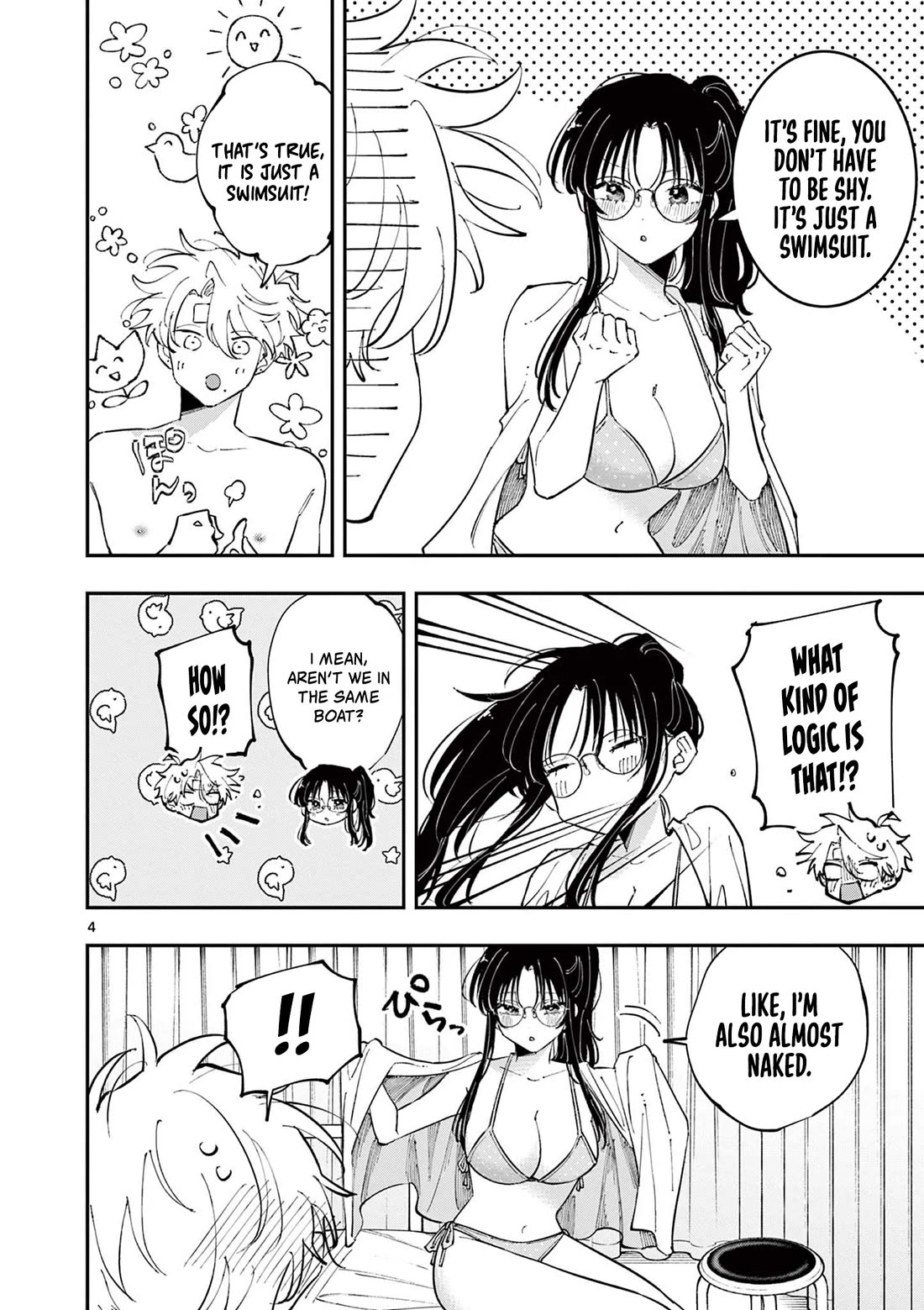 The Person Sitting Next to Me Looking at Me with Perverted Eyes chapter 74 page 4