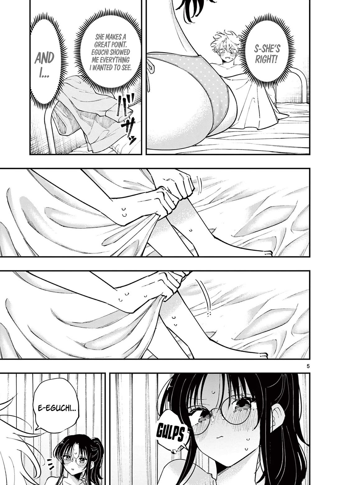 The Person Sitting Next to Me Looking at Me with Perverted Eyes chapter 74 page 5