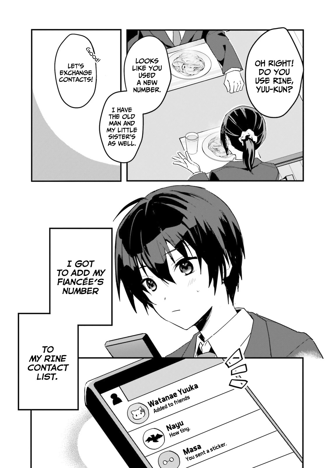 The Plain-Looking Girl, Who Became My Fiancée, Is Only Cute at Home chapter 3 page 22