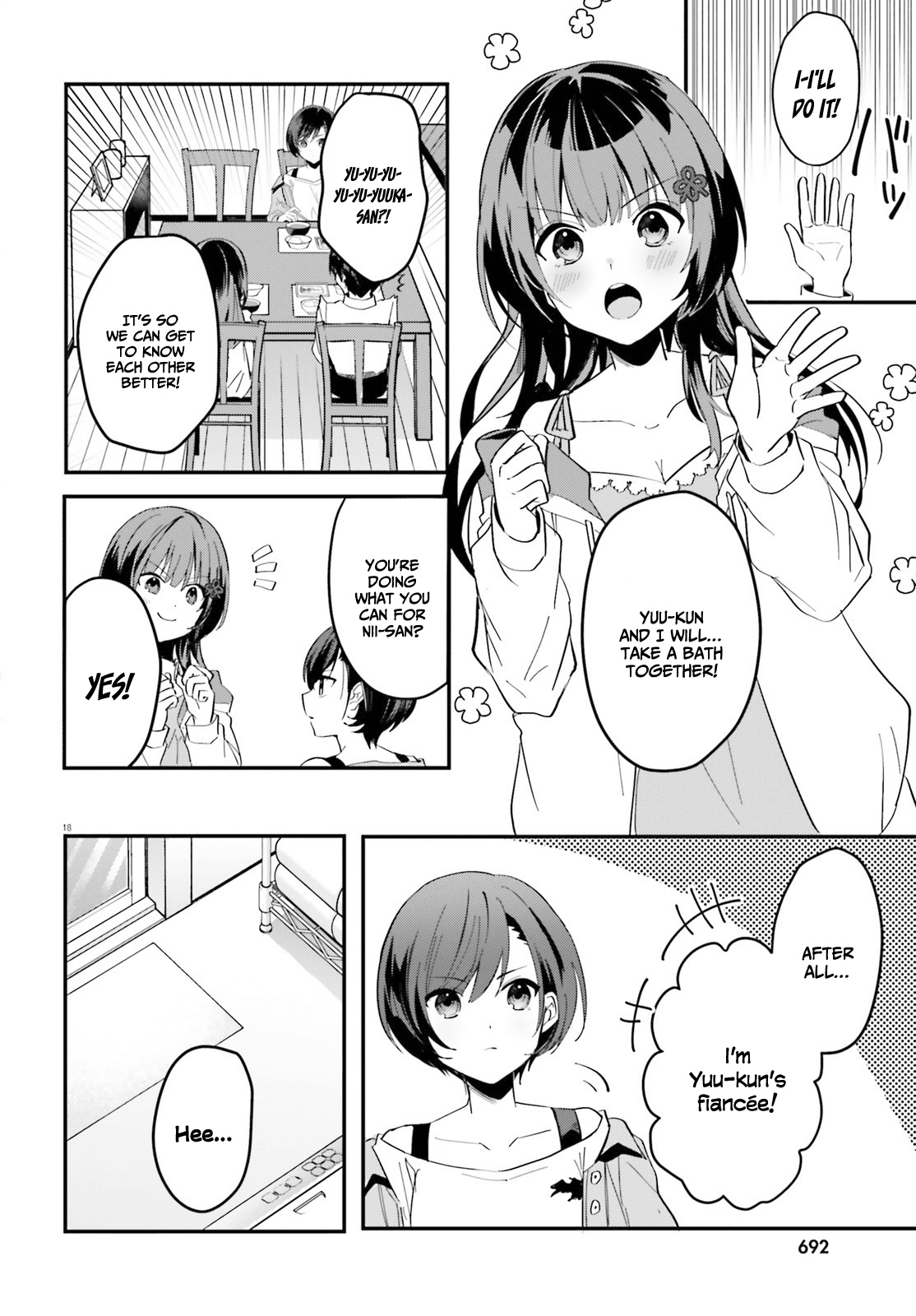 The Plain-Looking Girl, Who Became My Fiancée, Is Only Cute at Home chapter 7 page 19