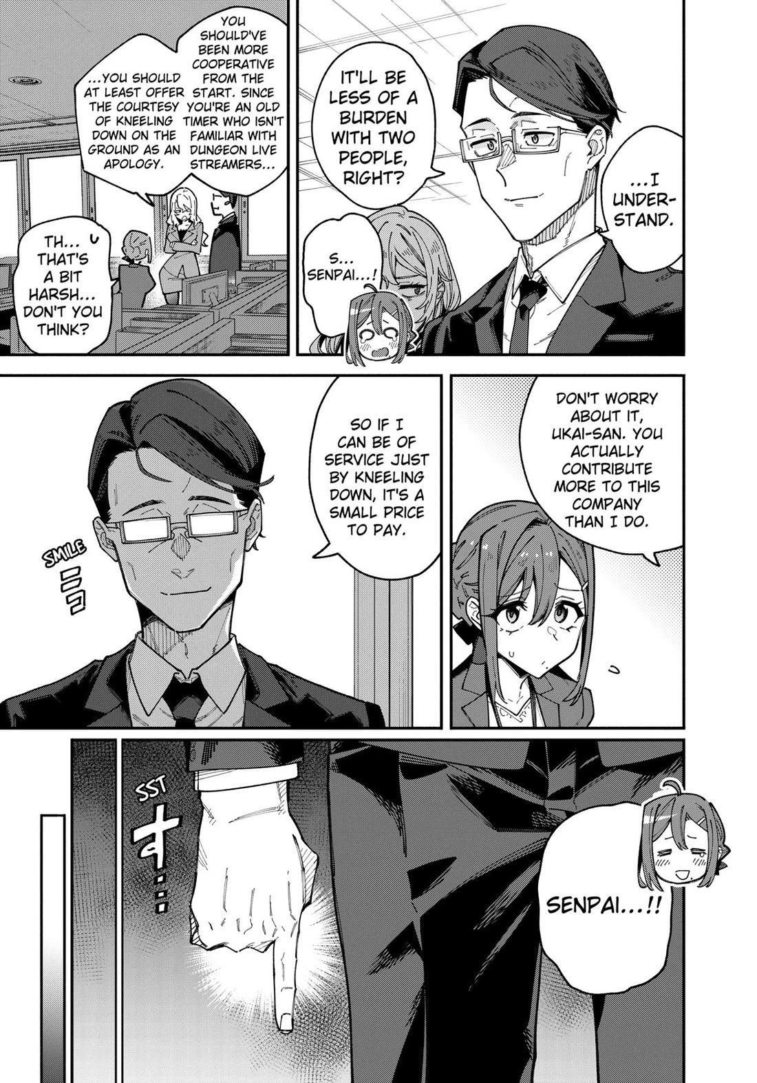 The Plain Salary Man Turned Out to Be a Hero: He was Invincible, Only to Be Exposed on His Niece's Dungeon Stream chapter 1 page 13