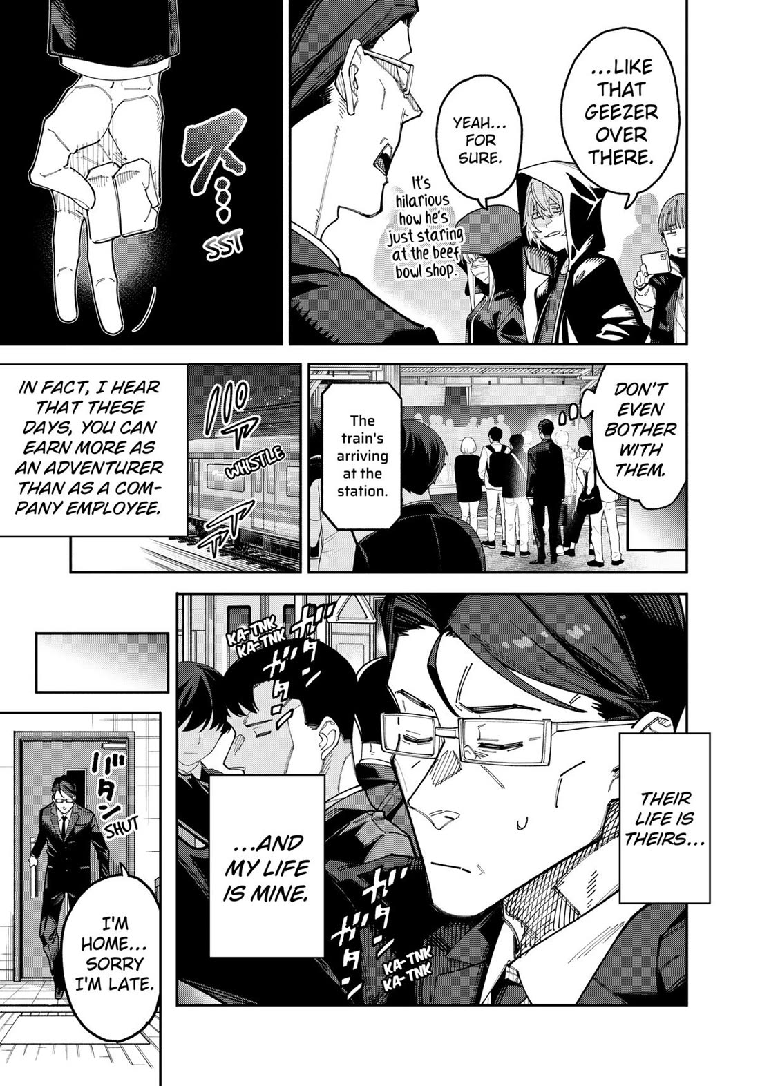 The Plain Salary Man Turned Out to Be a Hero: He was Invincible, Only to Be Exposed on His Niece's Dungeon Stream chapter 1 page 17