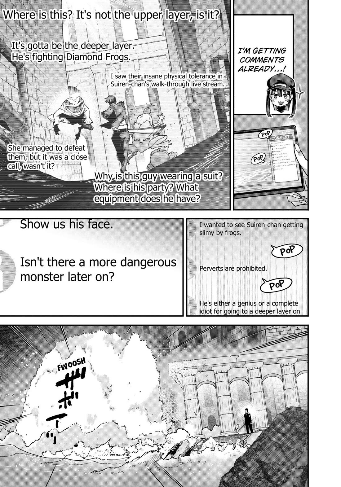 The Plain Salary Man Turned Out to Be a Hero: He was Invincible, Only to Be Exposed on His Niece's Dungeon Stream chapter 1 page 39