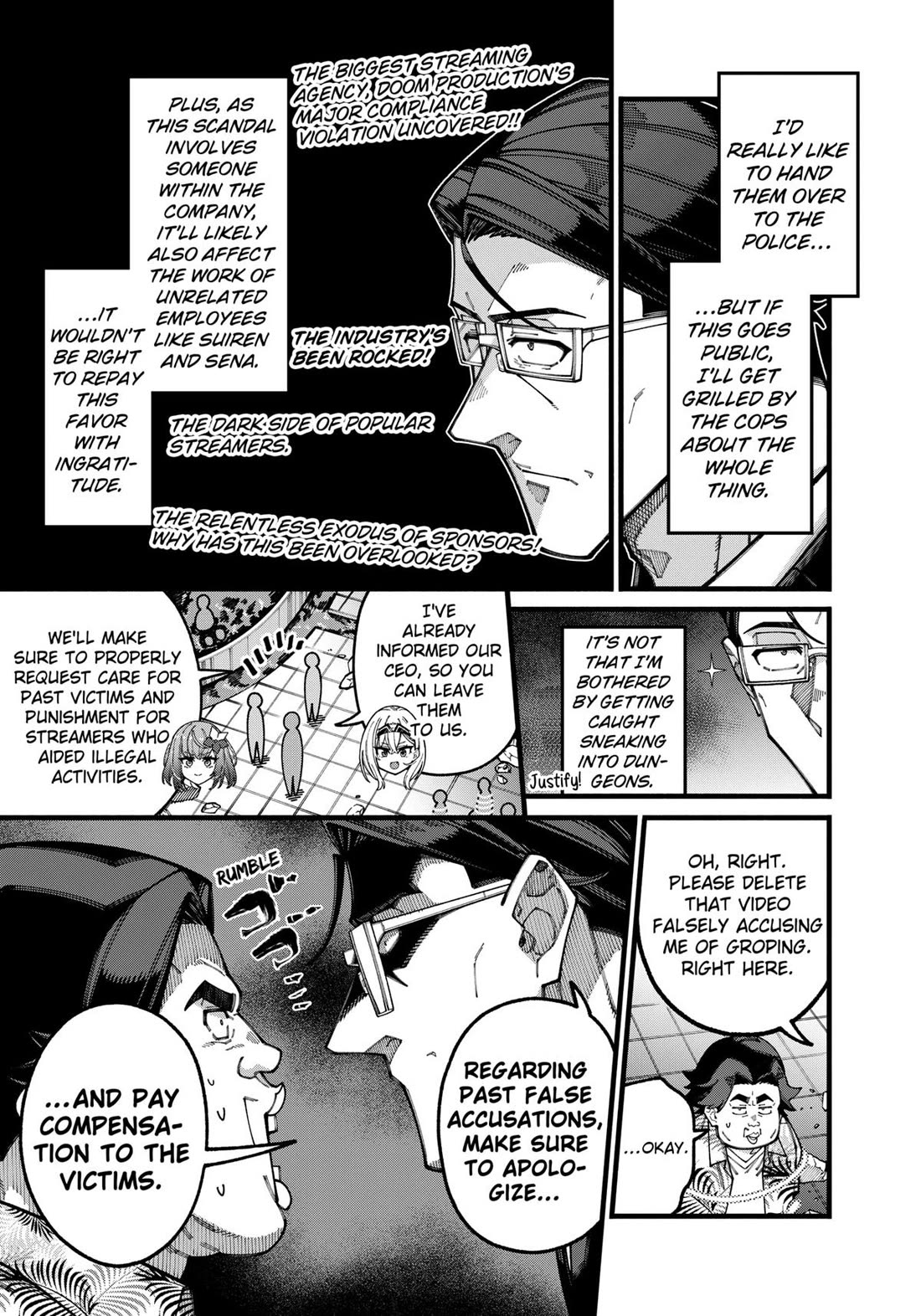 The Plain Salary Man Turned Out to Be a Hero: He was Invincible, Only to Be Exposed on His Niece's Dungeon Stream chapter 20 page 5