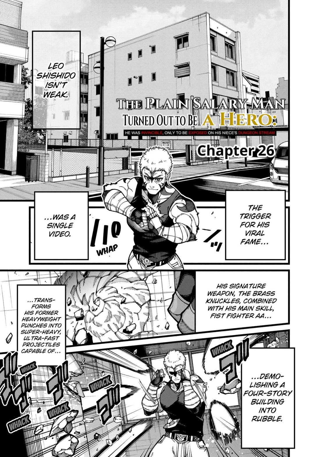 The Plain Salary Man Turned Out to Be a Hero: He was Invincible, Only to Be Exposed on His Niece's Dungeon Stream chapter 26 page 1