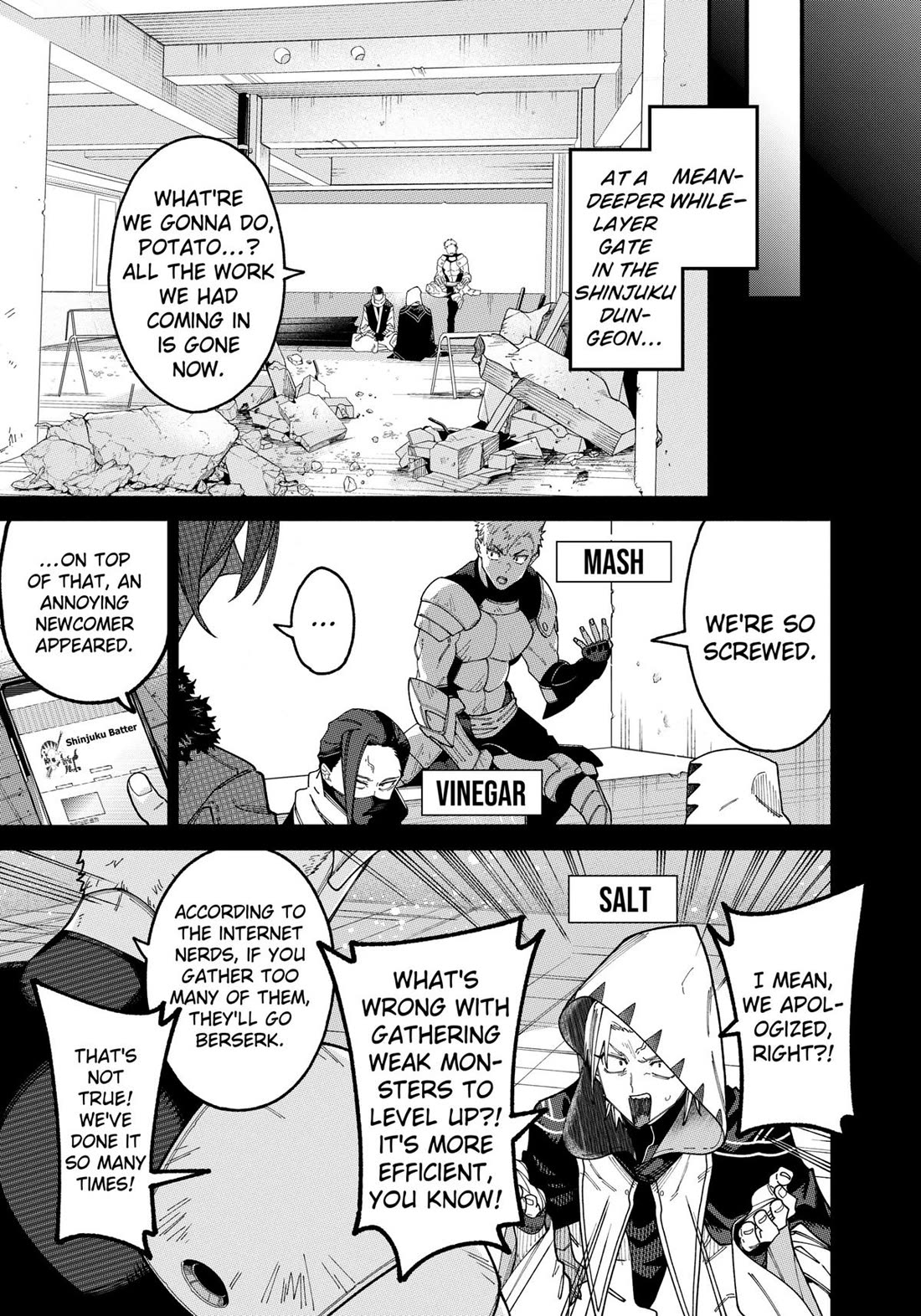The Plain Salary Man Turned Out to Be a Hero: He was Invincible, Only to Be Exposed on His Niece's Dungeon Stream chapter 3 page 15