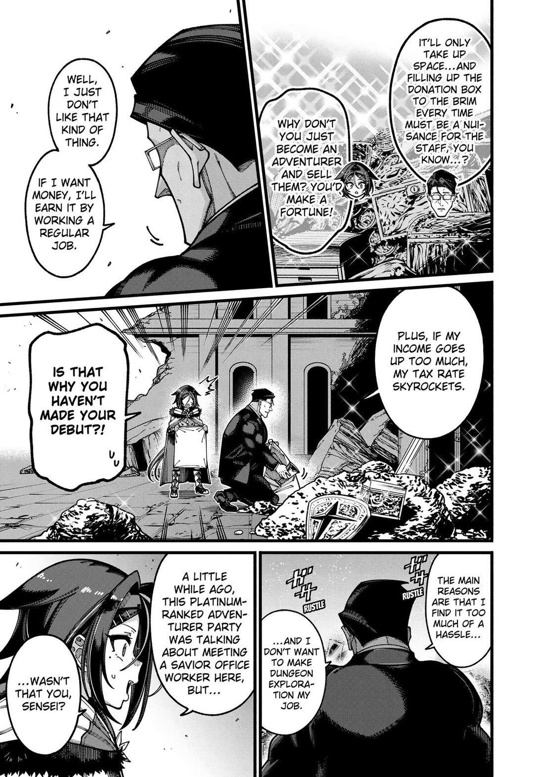 The Plain Salary Man Turned Out to Be a Hero: He was Invincible, Only to Be Exposed on His Niece's Dungeon Stream chapter 30 page 11