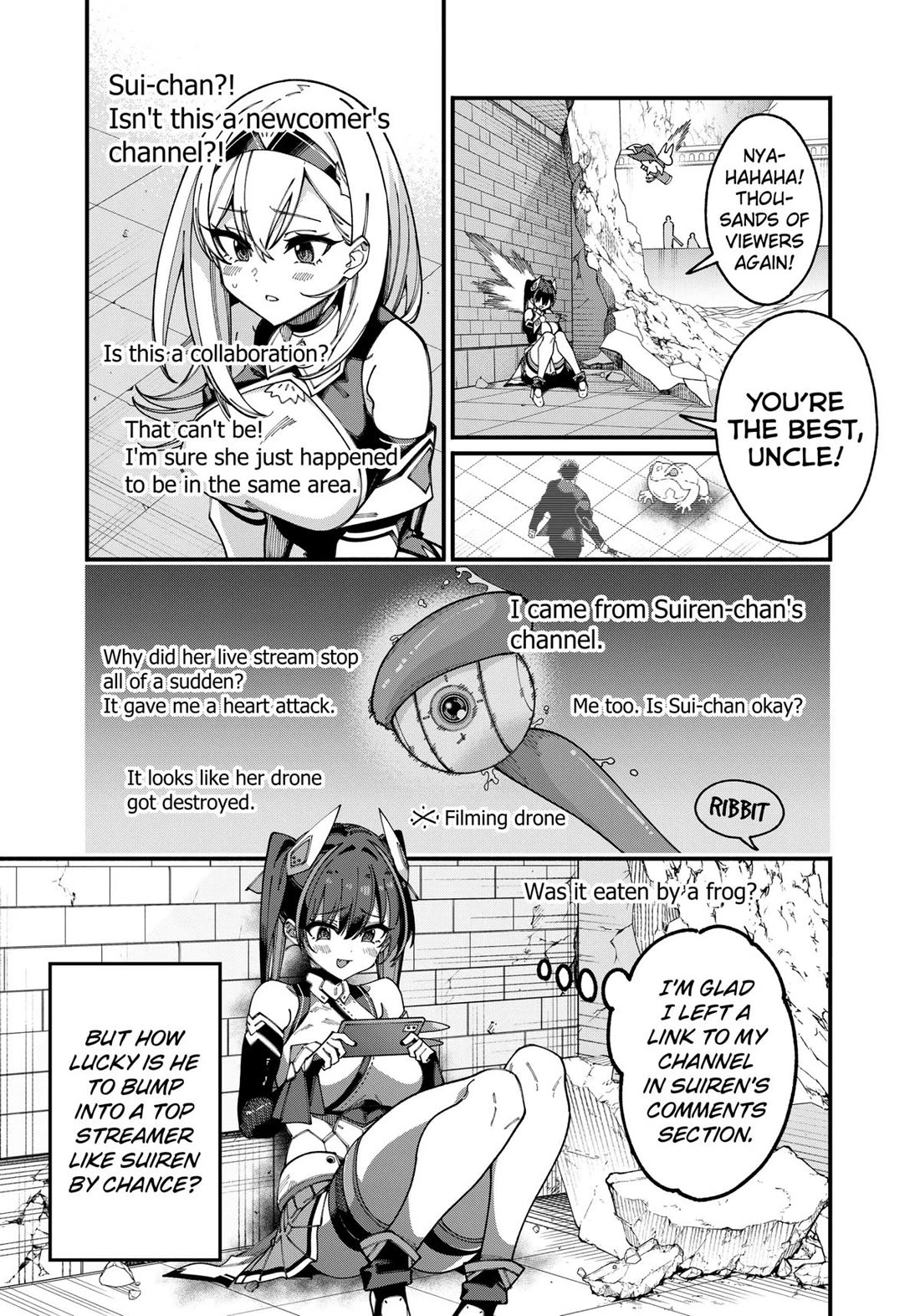 The Plain Salary Man Turned Out to Be a Hero: He was Invincible, Only to Be Exposed on His Niece's Dungeon Stream chapter 5 page 3