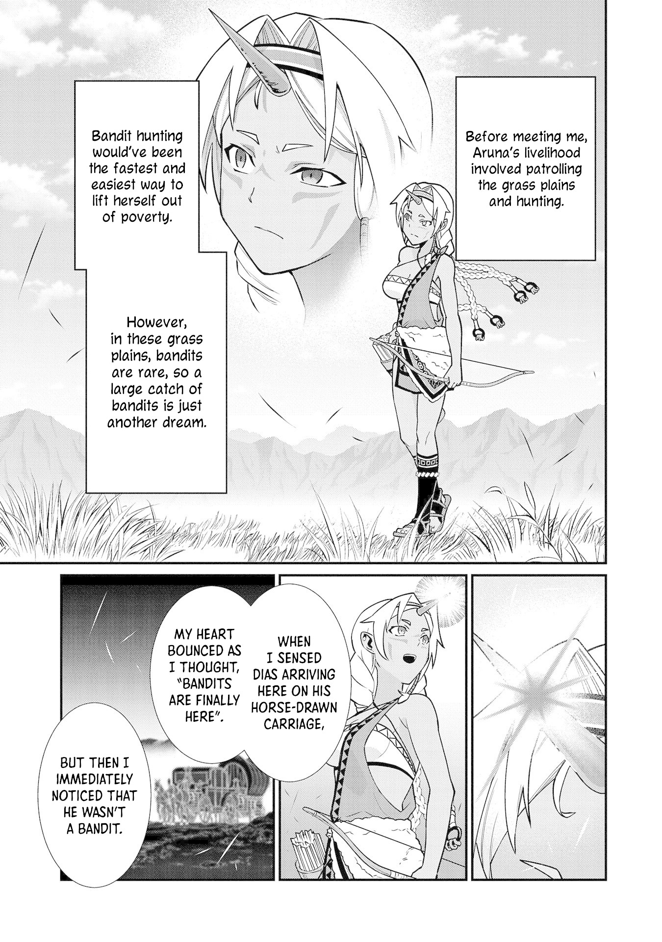 The Population Of The Frontier Owner Starts With 0. "Dias The Blue" And A Blue Horned Girl. chapter 10 page 24