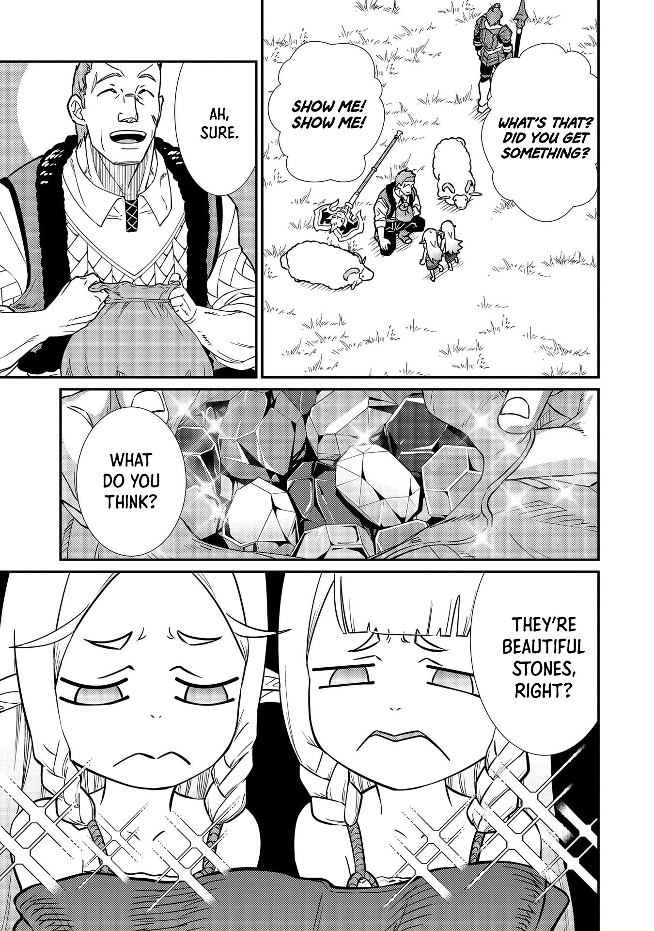 The Population Of The Frontier Owner Starts With 0. "Dias The Blue" And A Blue Horned Girl. chapter 11 page 19