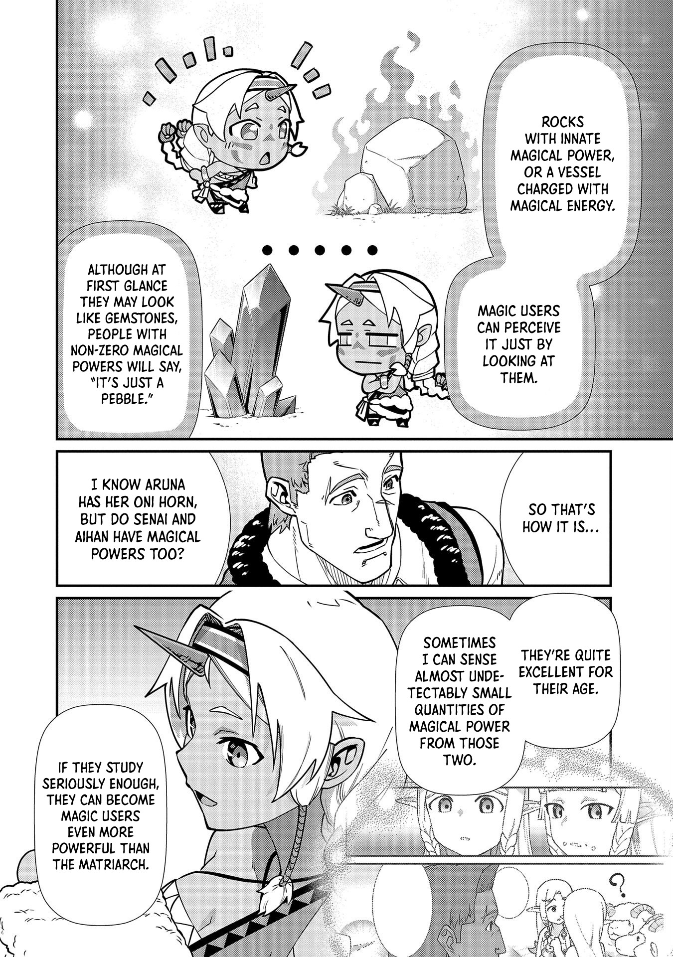 The Population Of The Frontier Owner Starts With 0. "Dias The Blue" And A Blue Horned Girl. chapter 11 page 22