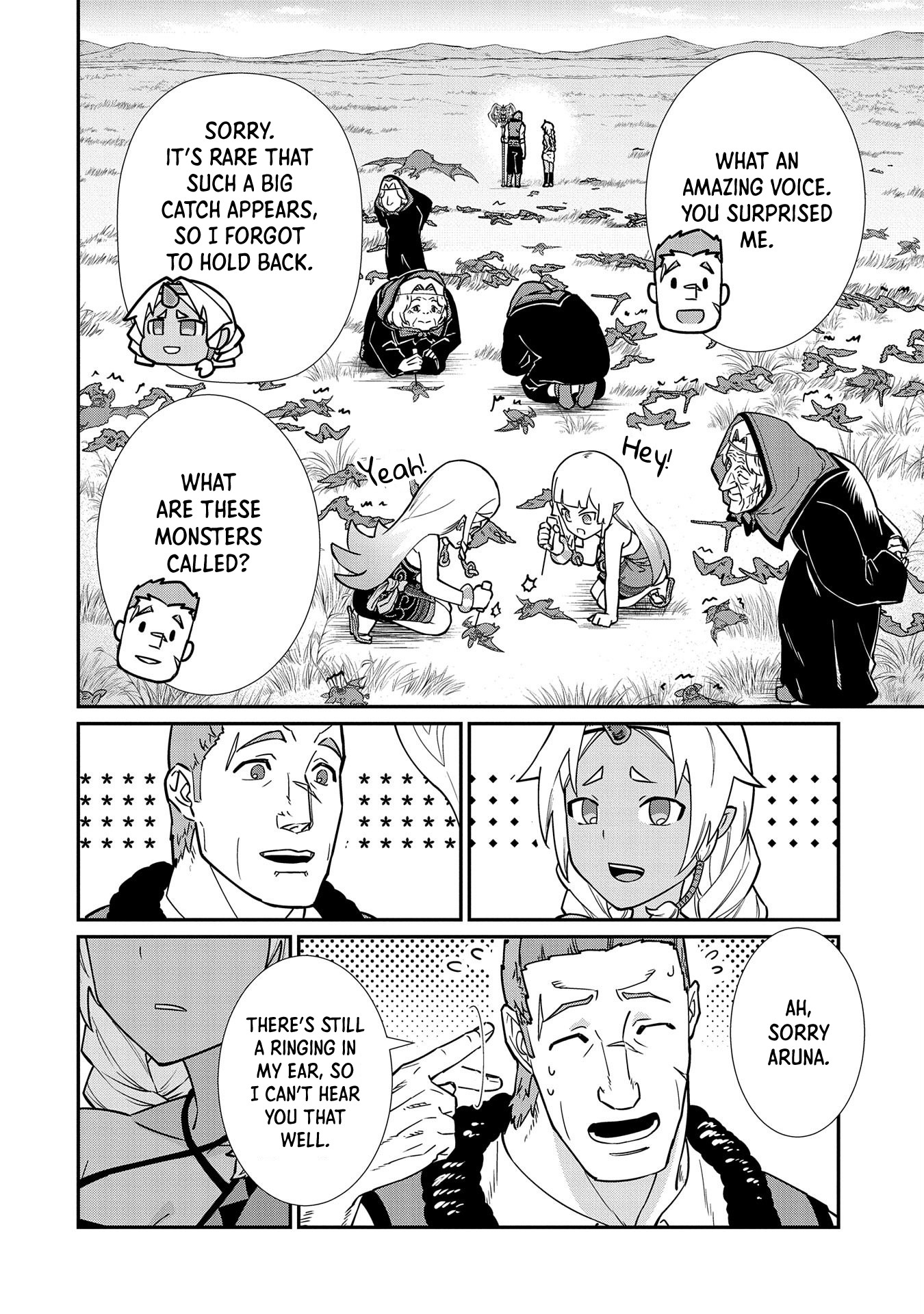 The Population Of The Frontier Owner Starts With 0. "Dias The Blue" And A Blue Horned Girl. chapter 11 page 32