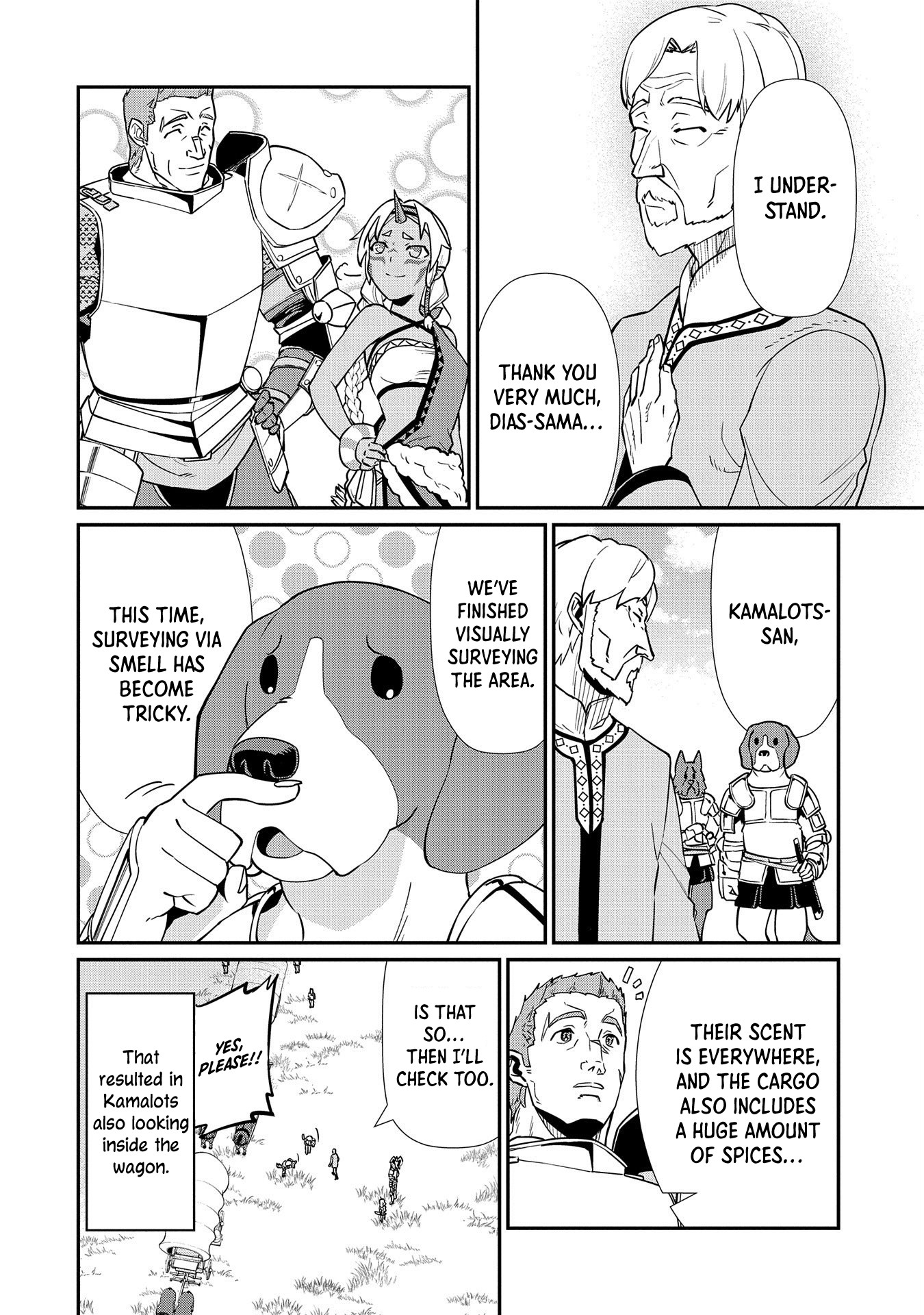 The Population Of The Frontier Owner Starts With 0. "Dias The Blue" And A Blue Horned Girl. chapter 12 page 25