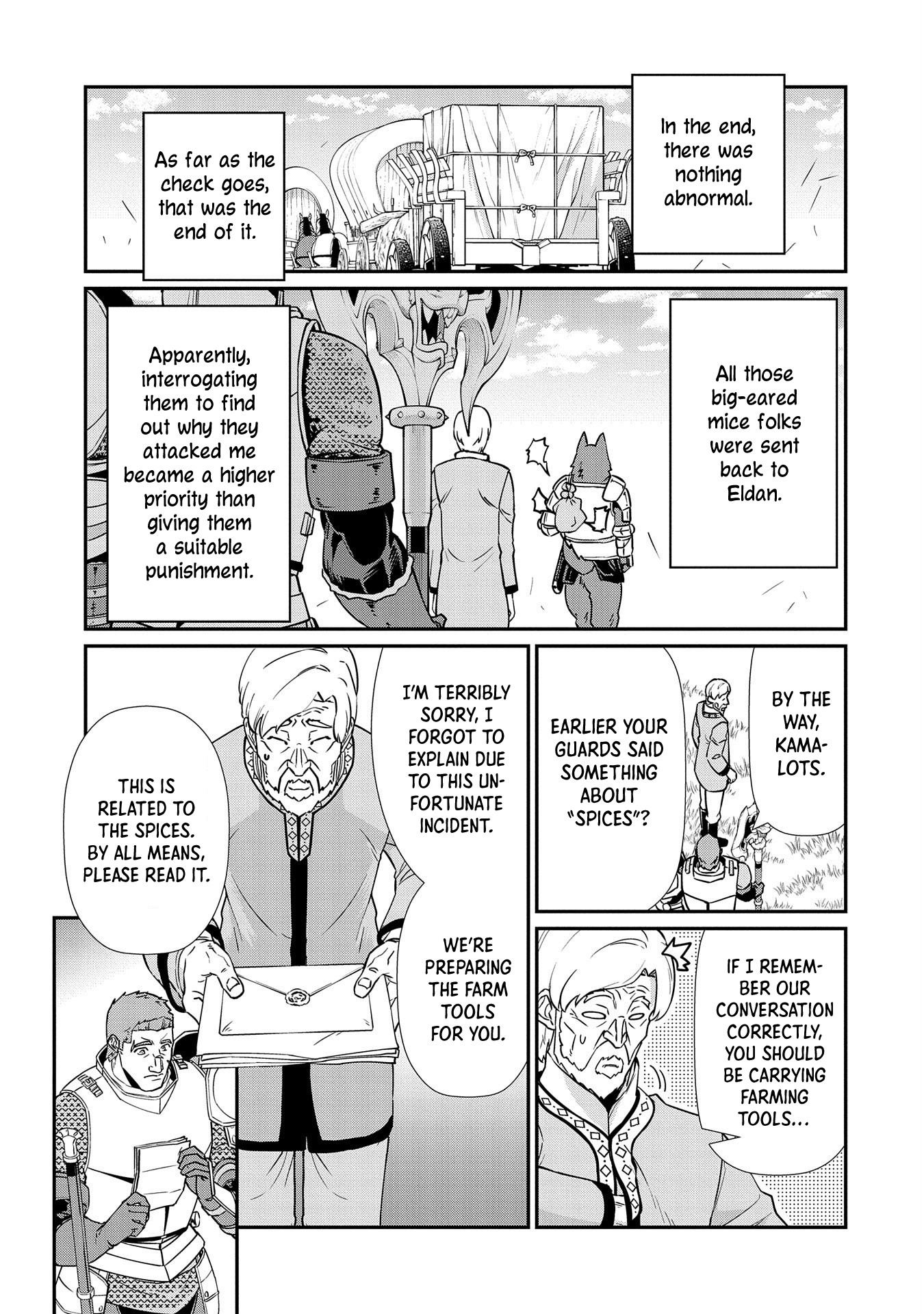 The Population Of The Frontier Owner Starts With 0. "Dias The Blue" And A Blue Horned Girl. chapter 12 page 26