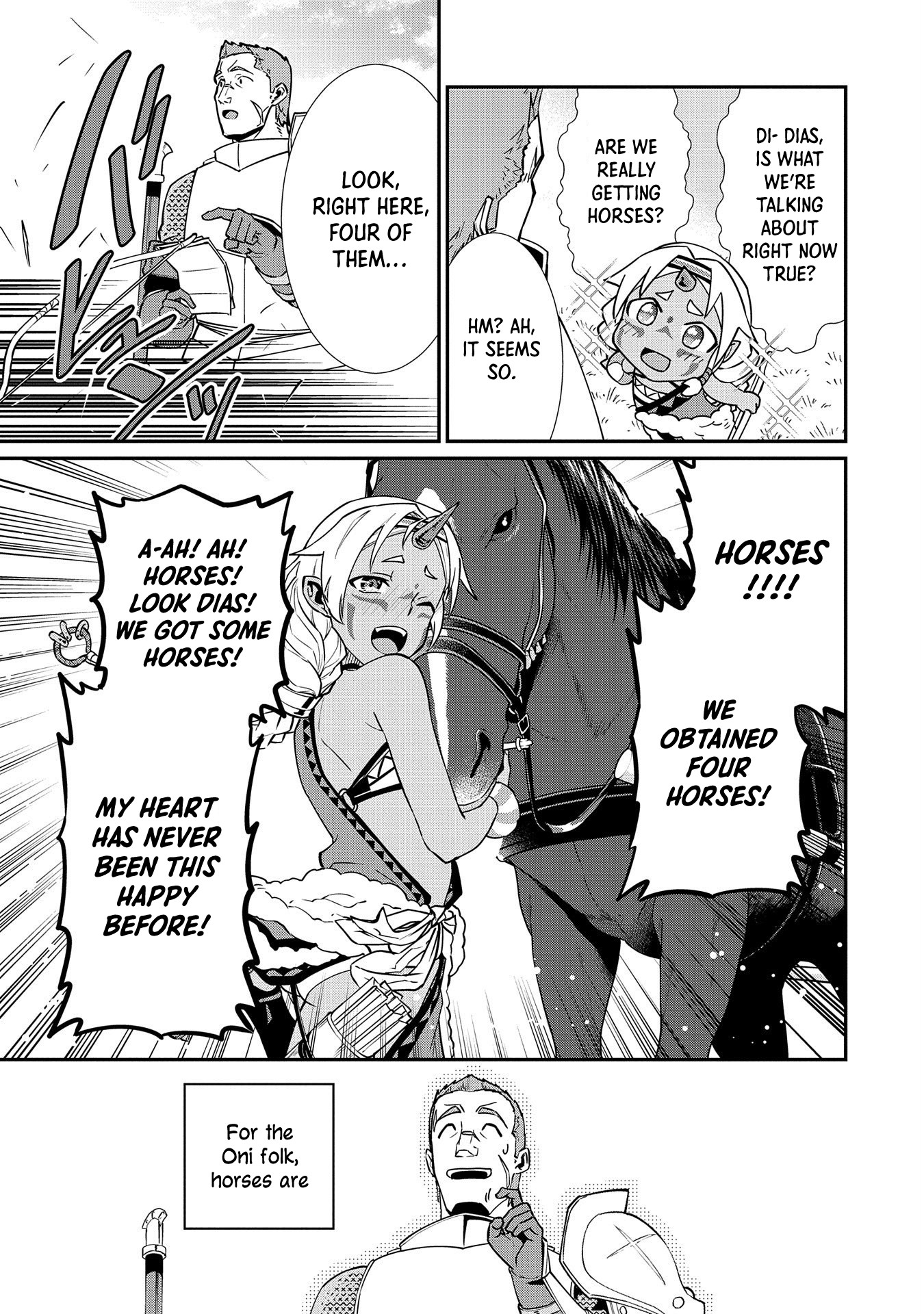 The Population Of The Frontier Owner Starts With 0. "Dias The Blue" And A Blue Horned Girl. chapter 12 page 30