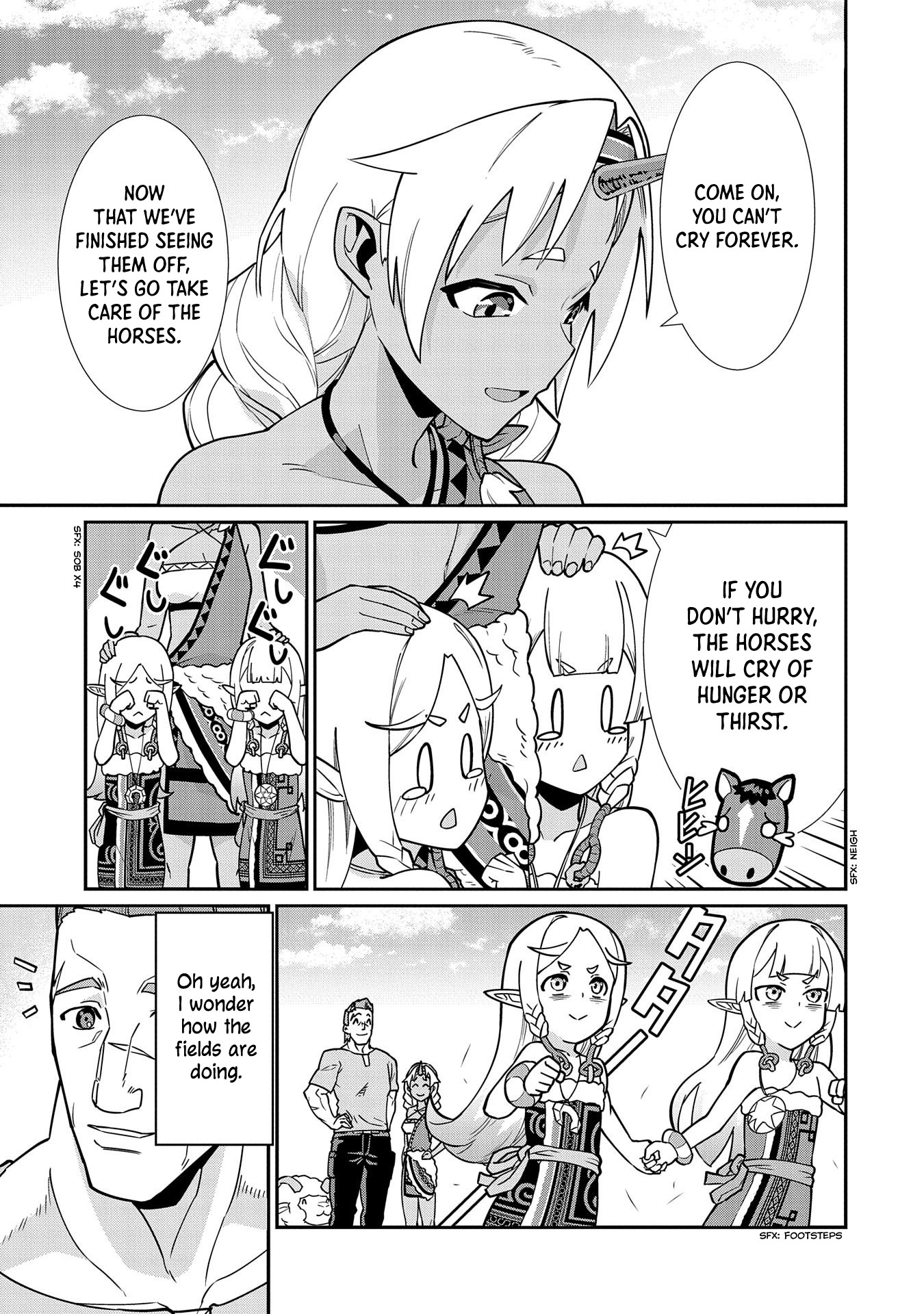 The Population Of The Frontier Owner Starts With 0. "Dias The Blue" And A Blue Horned Girl. chapter 13 page 21