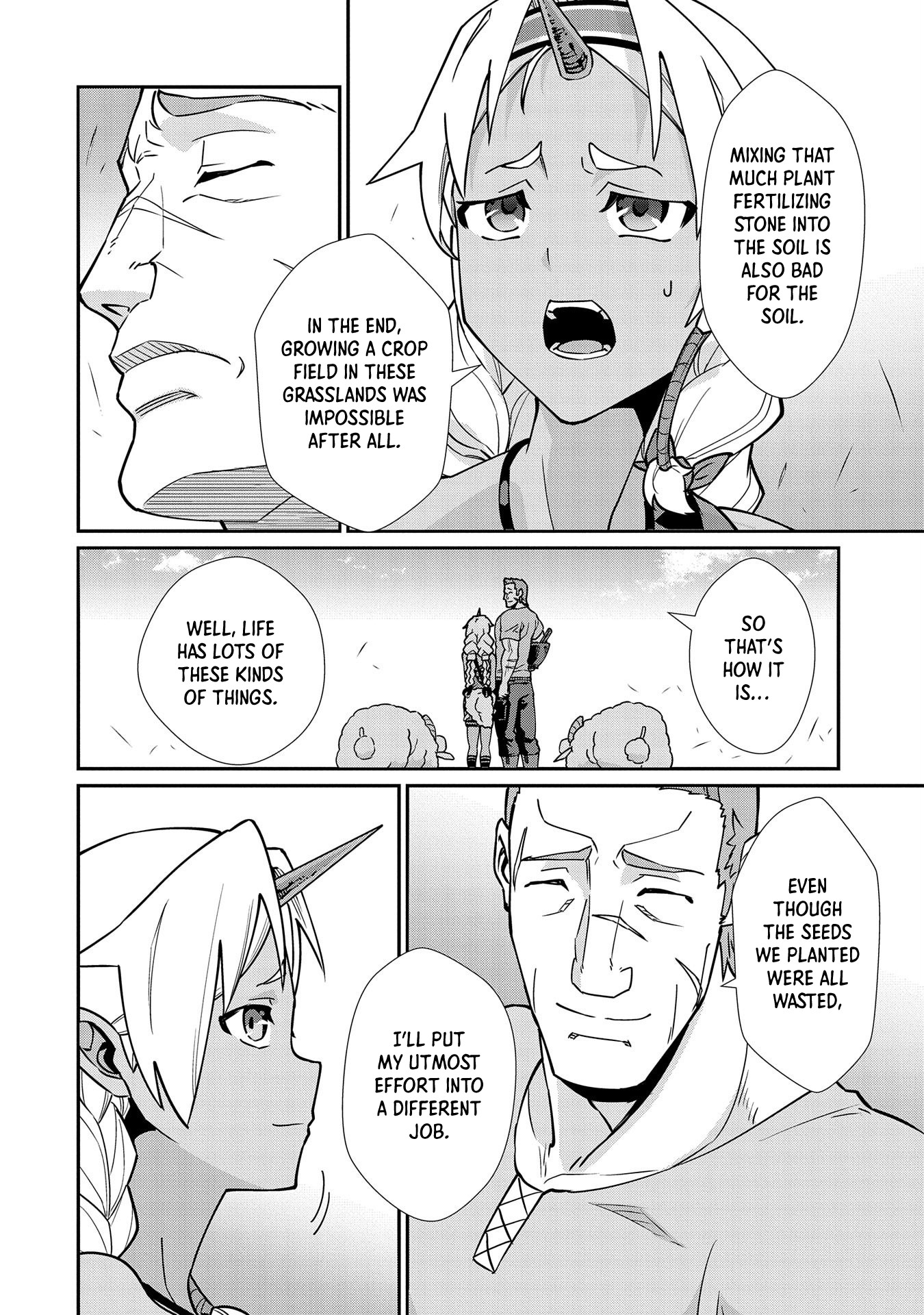 The Population Of The Frontier Owner Starts With 0. "Dias The Blue" And A Blue Horned Girl. chapter 13 page 26