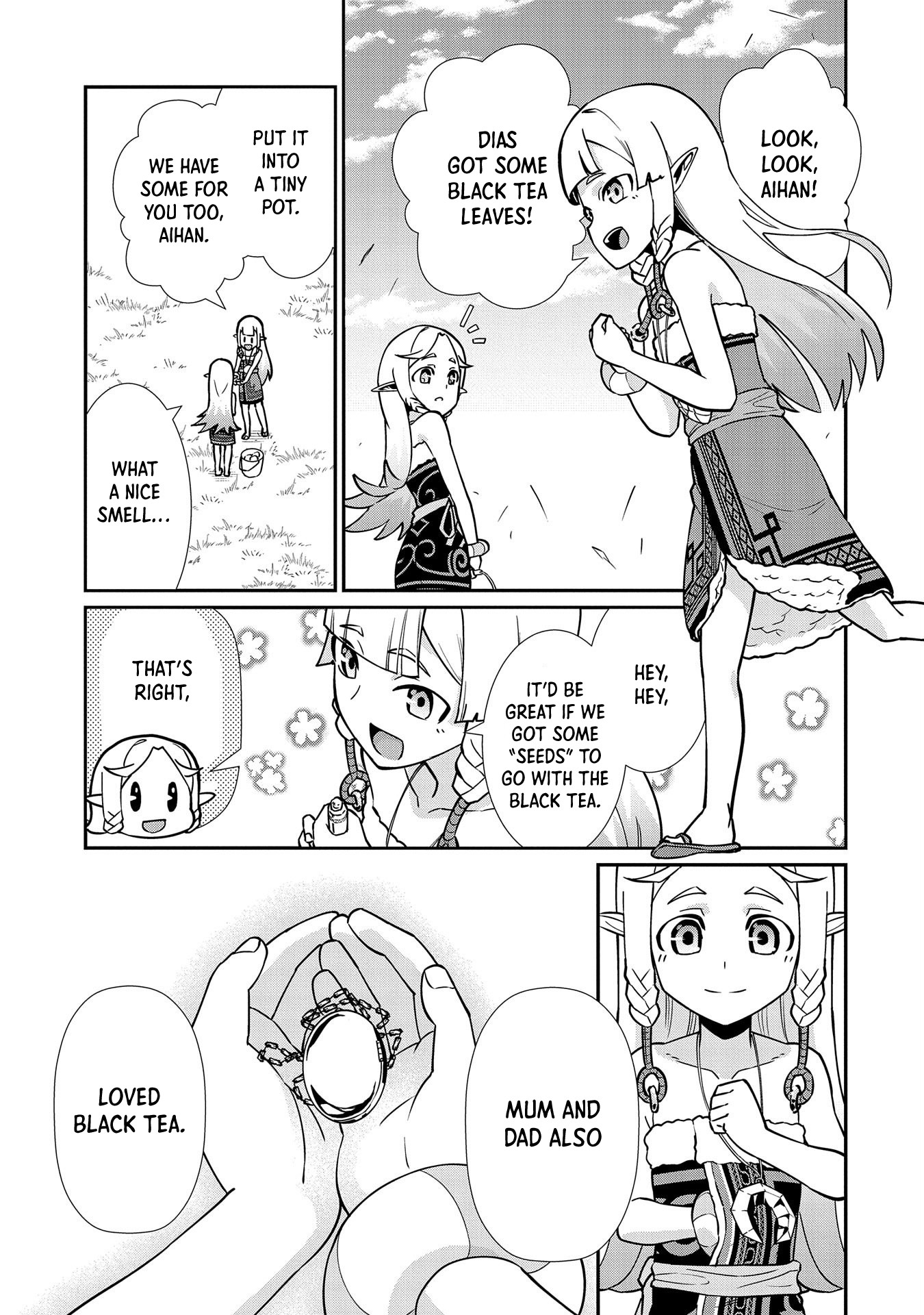 The Population Of The Frontier Owner Starts With 0. "Dias The Blue" And A Blue Horned Girl. chapter 13 page 3