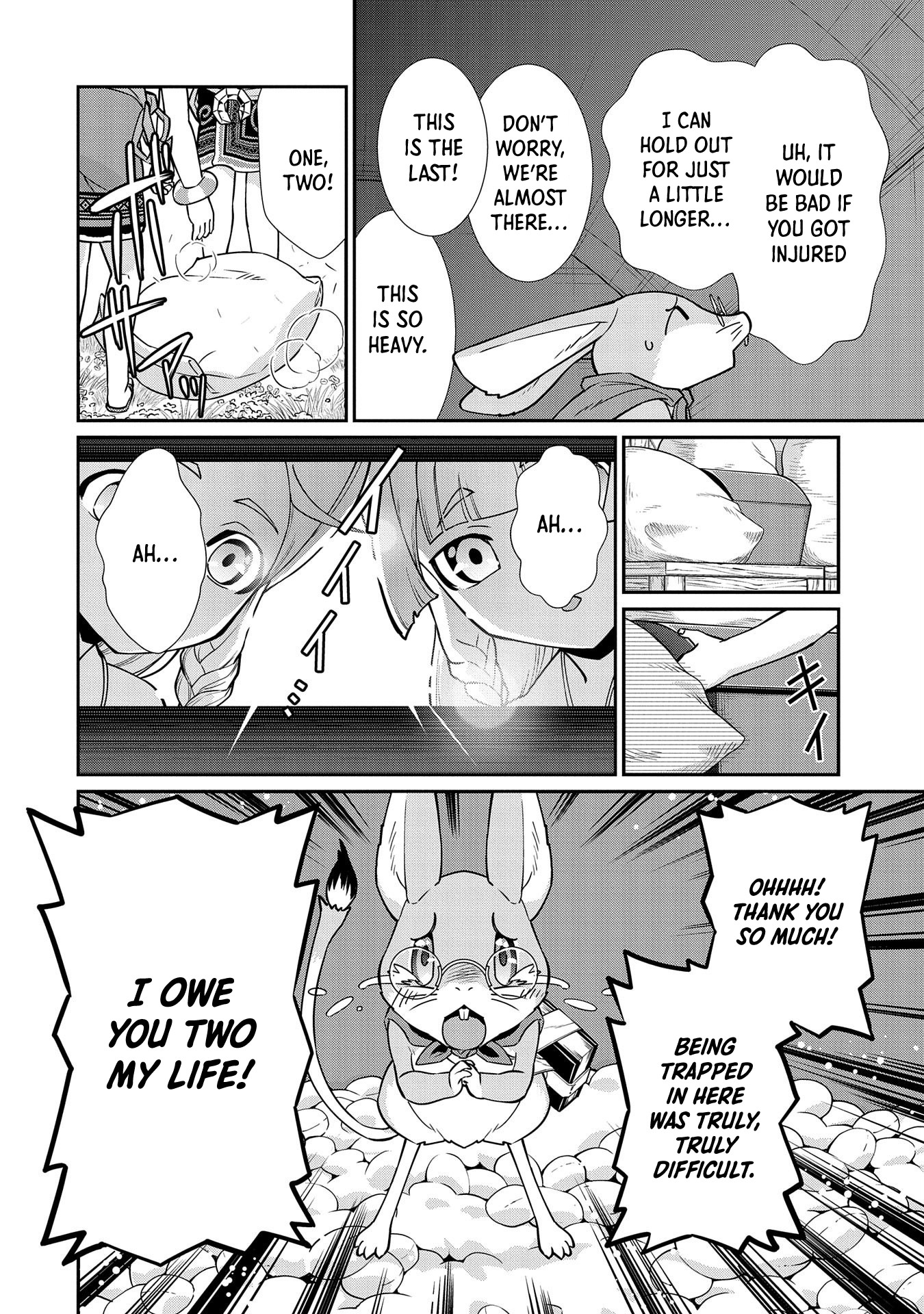 The Population Of The Frontier Owner Starts With 0. "Dias The Blue" And A Blue Horned Girl. chapter 13 page 32