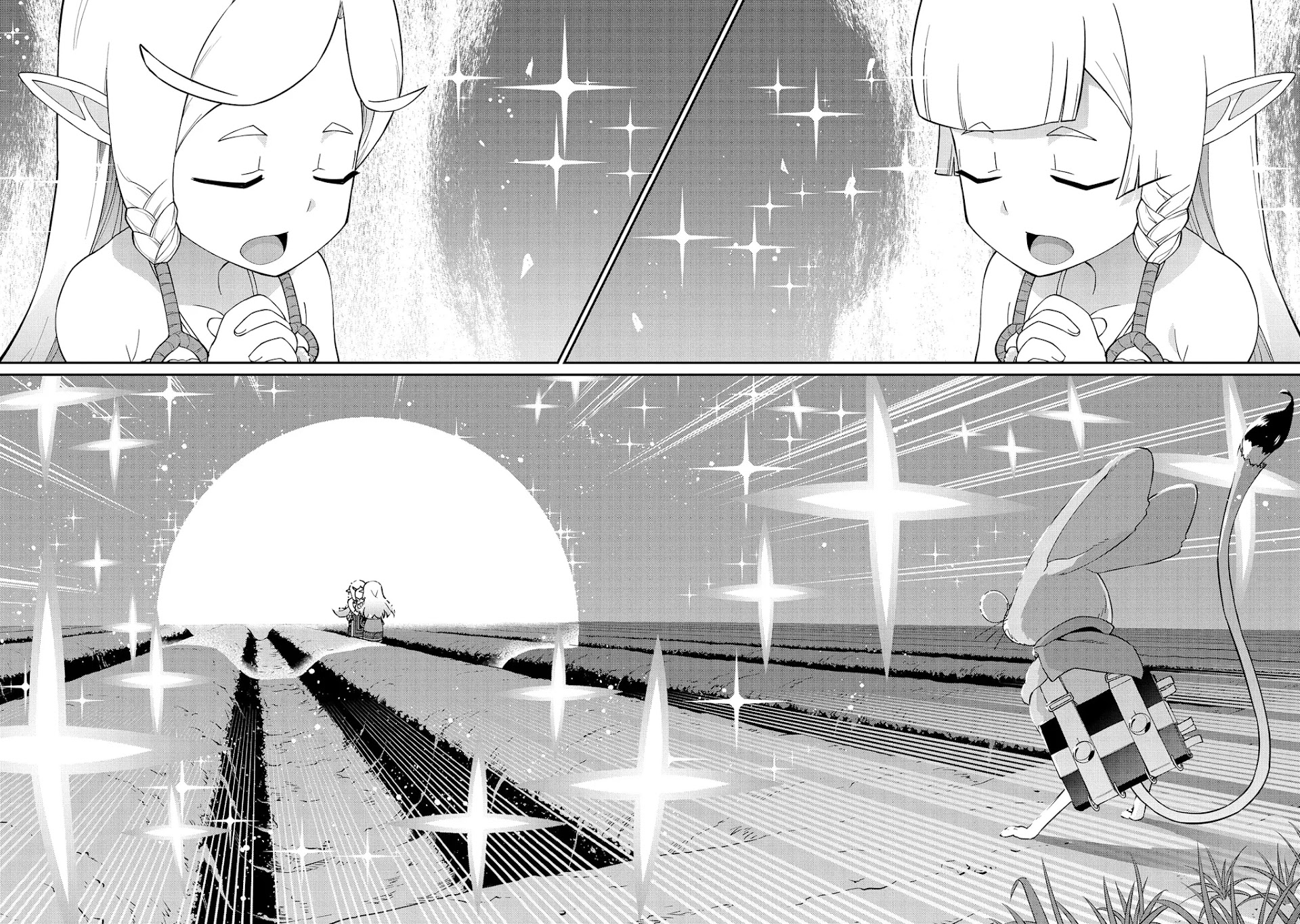 The Population Of The Frontier Owner Starts With 0. "Dias The Blue" And A Blue Horned Girl. chapter 14 page 20