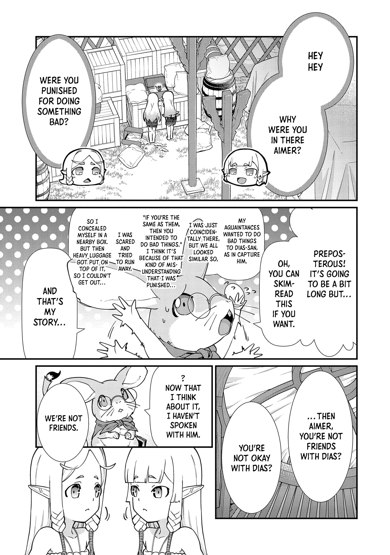 The Population Of The Frontier Owner Starts With 0. "Dias The Blue" And A Blue Horned Girl. chapter 14 page 3