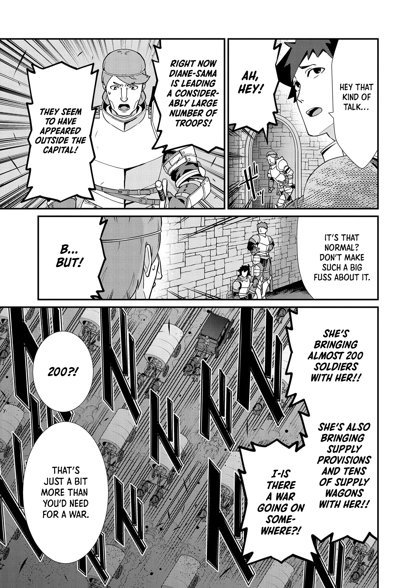 The Population Of The Frontier Owner Starts With 0. "Dias The Blue" And A Blue Horned Girl. chapter 14 page 32